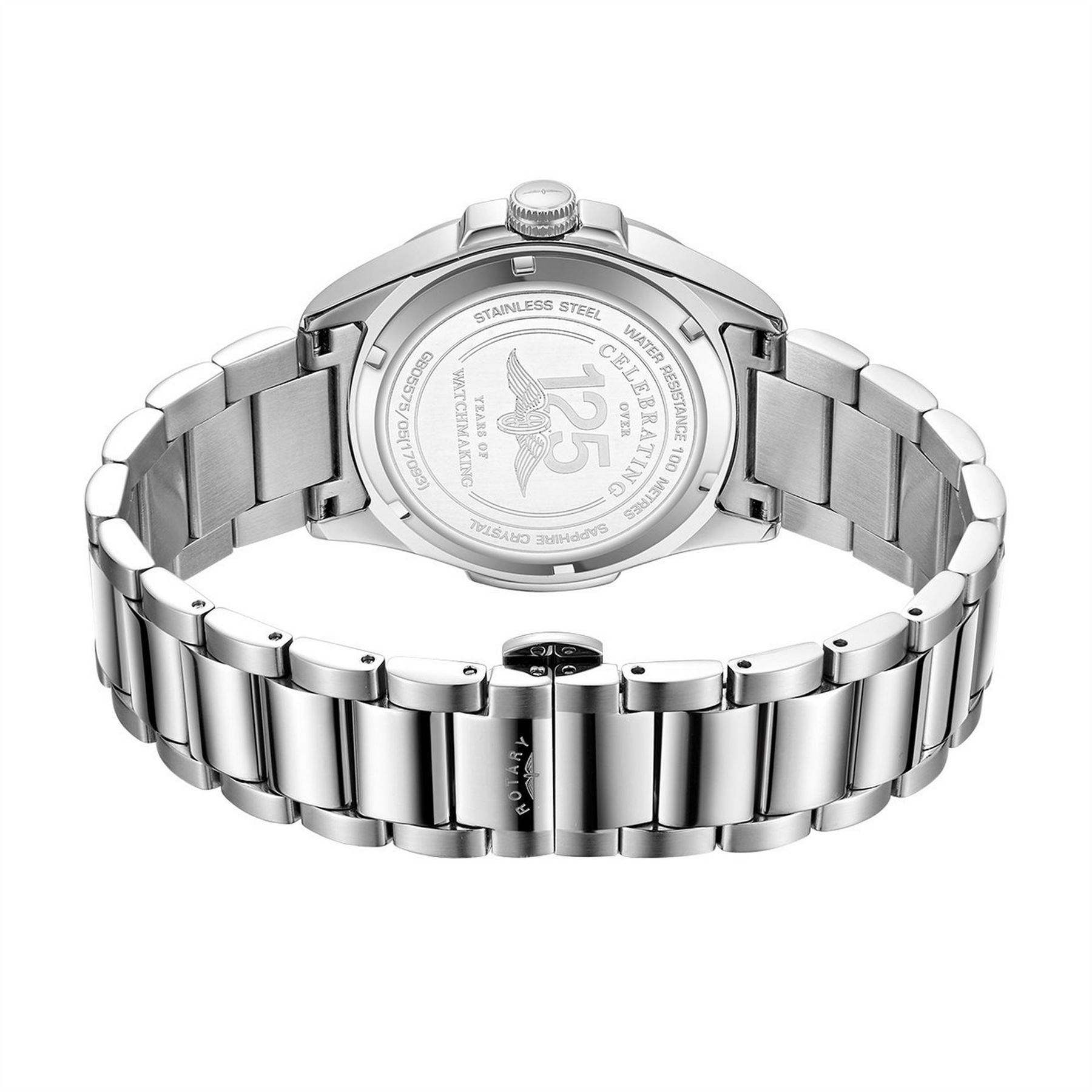 Rotary Sport Analogue Steel Bracelet Watch
