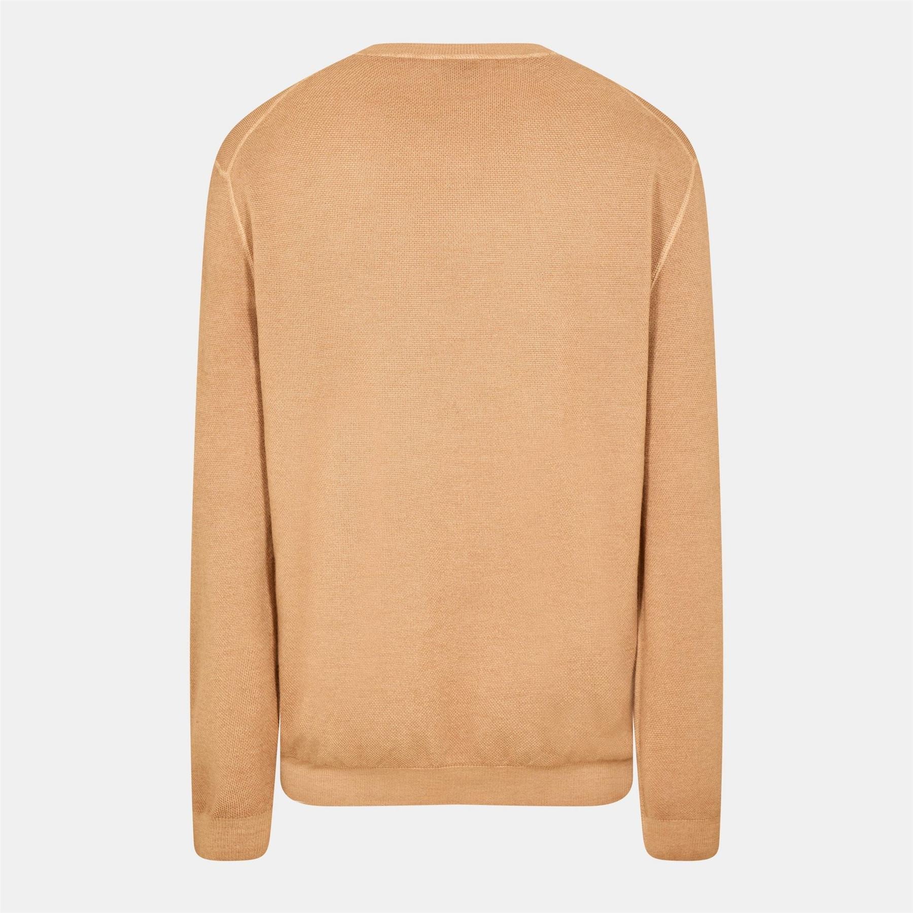 Boss Regular Fit Crew Neck Long Sleeve Sweater