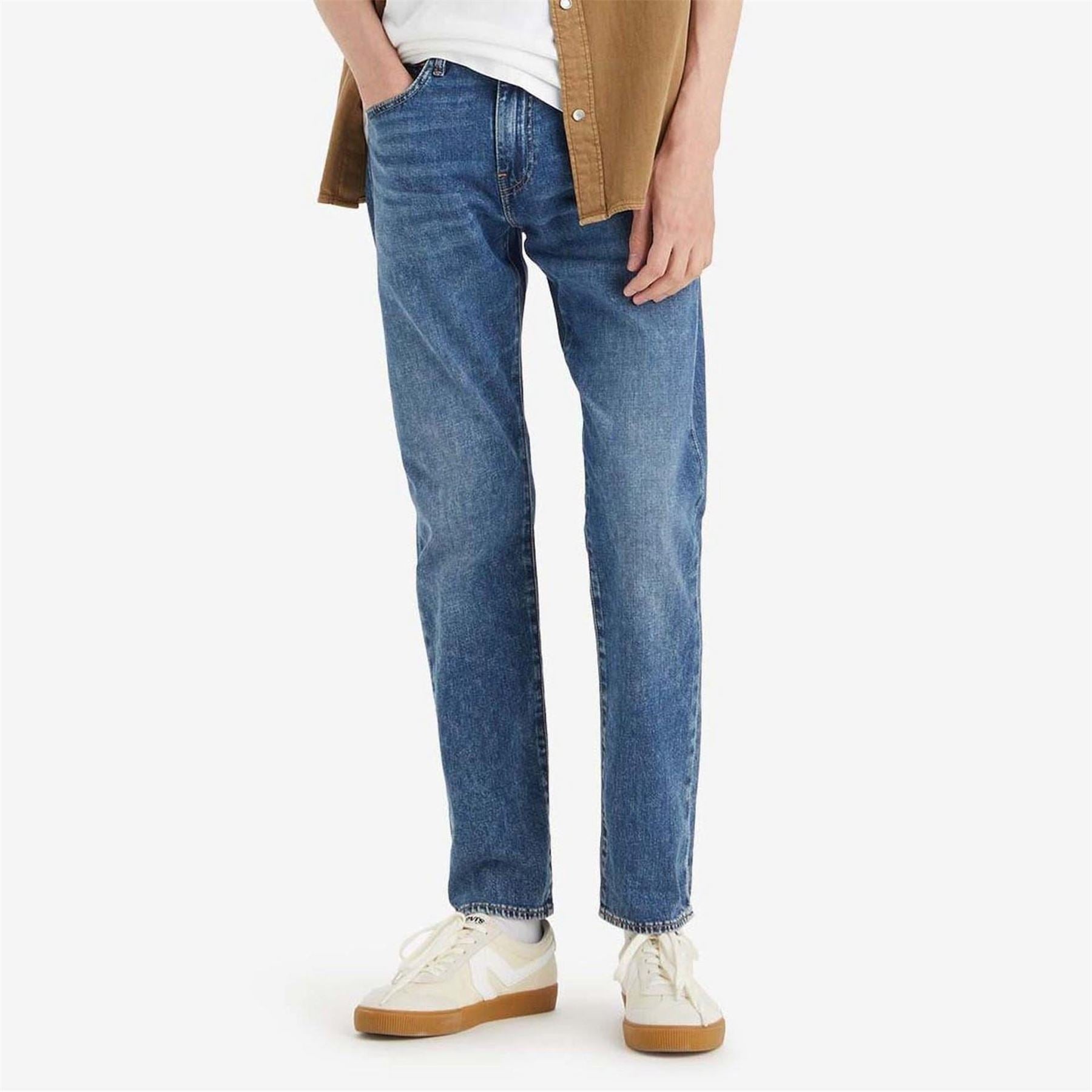 Levis Mens 502 Taper Free To Be Cool Straight Leg Jeans