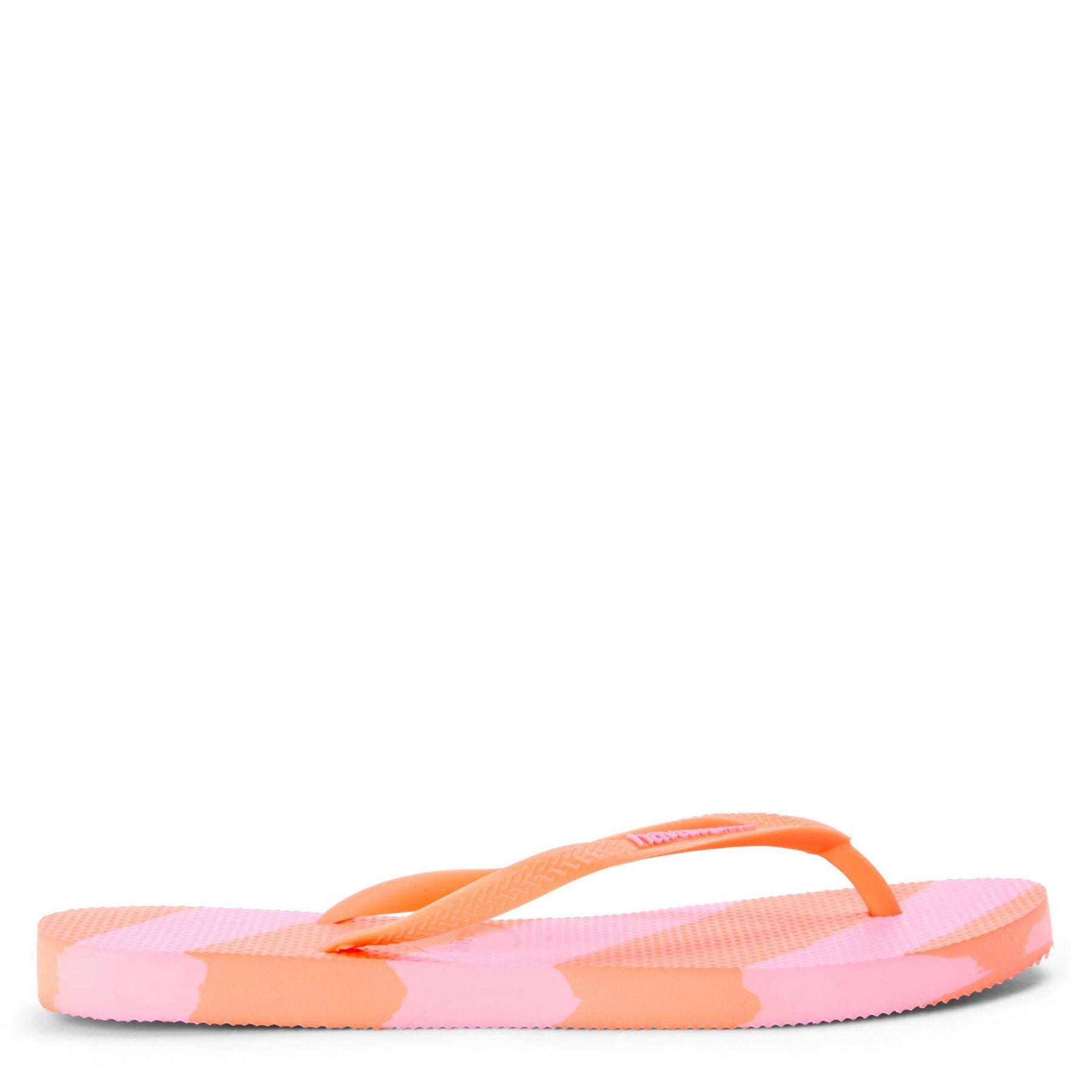 Havaianas Color Block Patterned Thong Toe Flip Flops