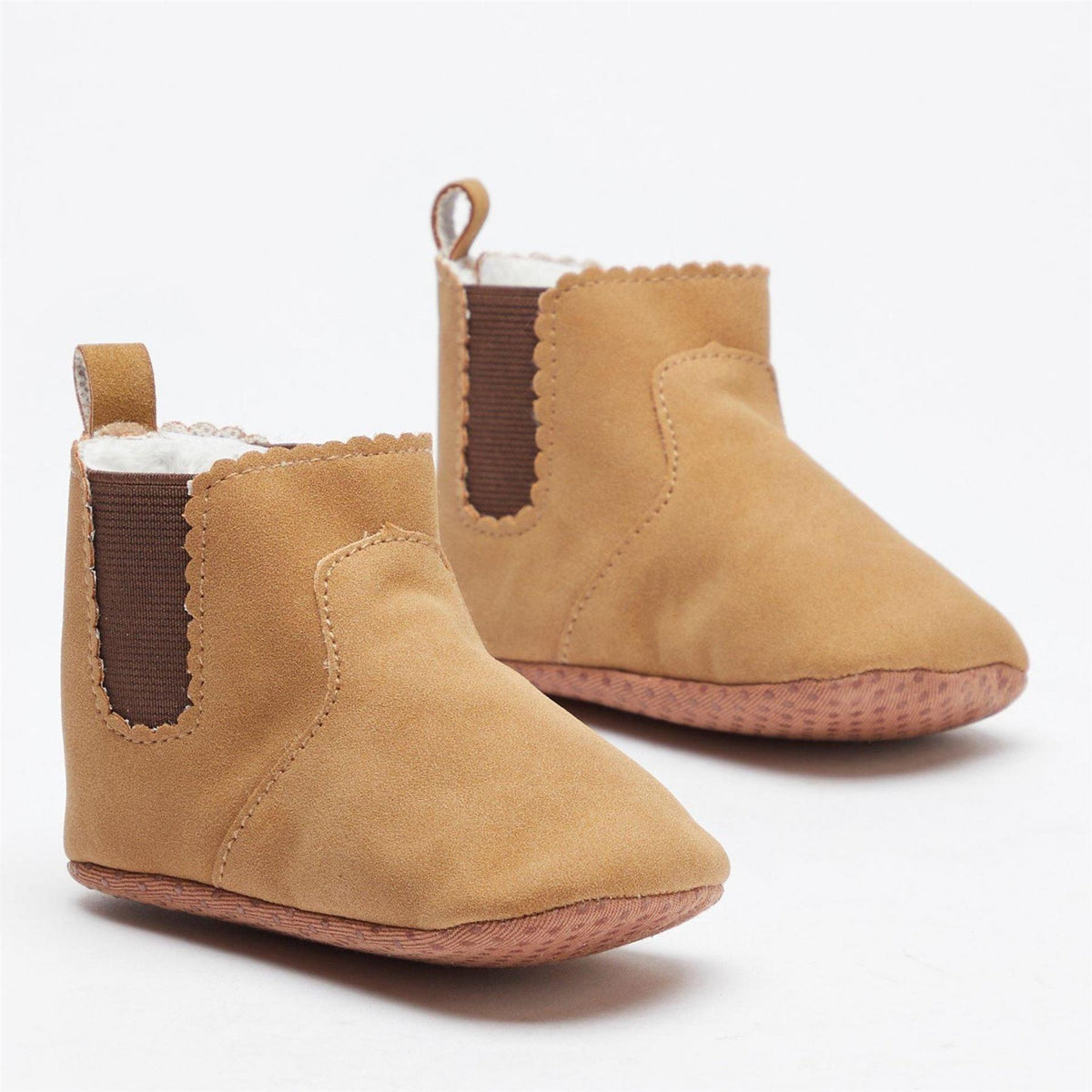 Be You Baby Faux Suede Pram Shoes