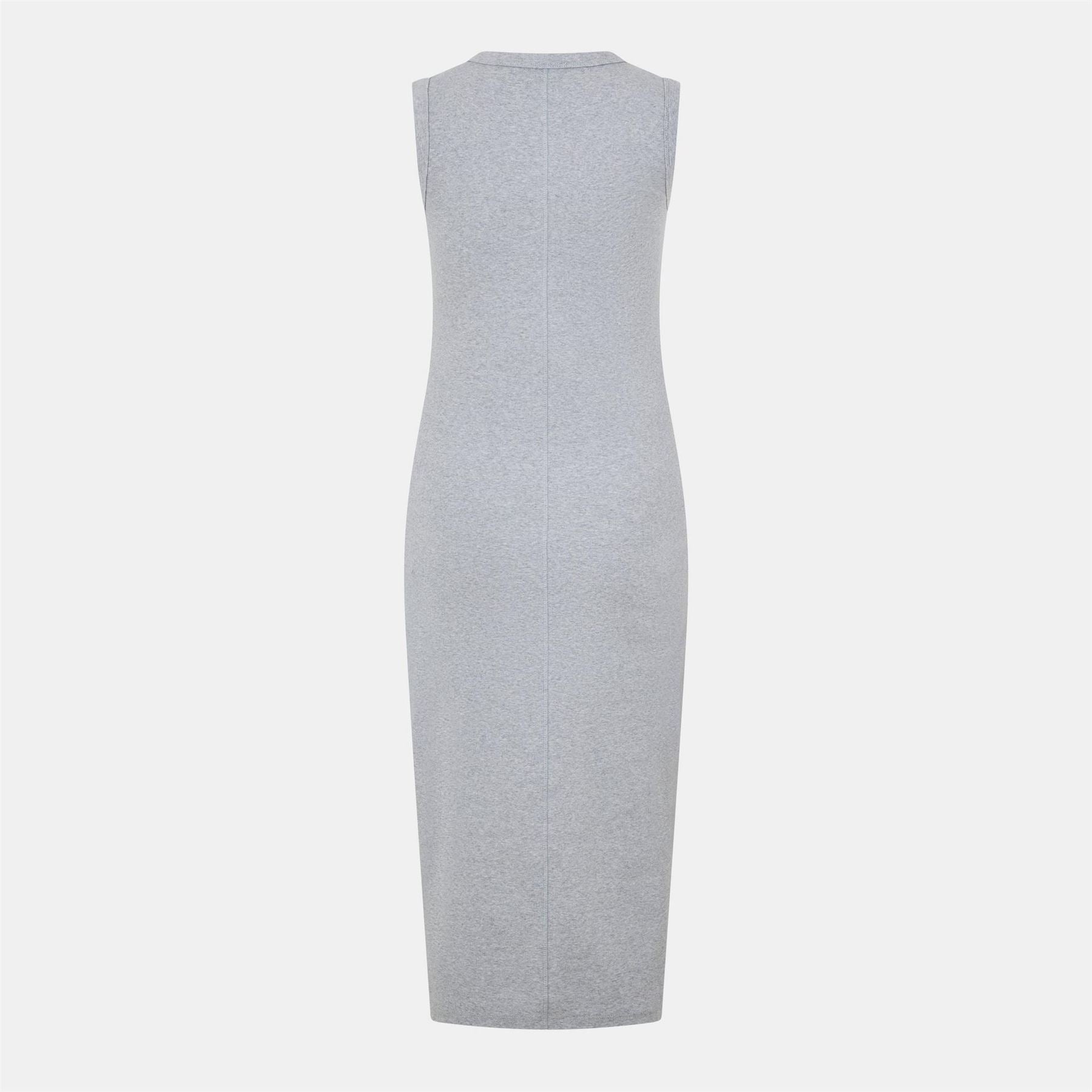 Calvin Klein Jeans Midi Crew Neck Bodycon Dress