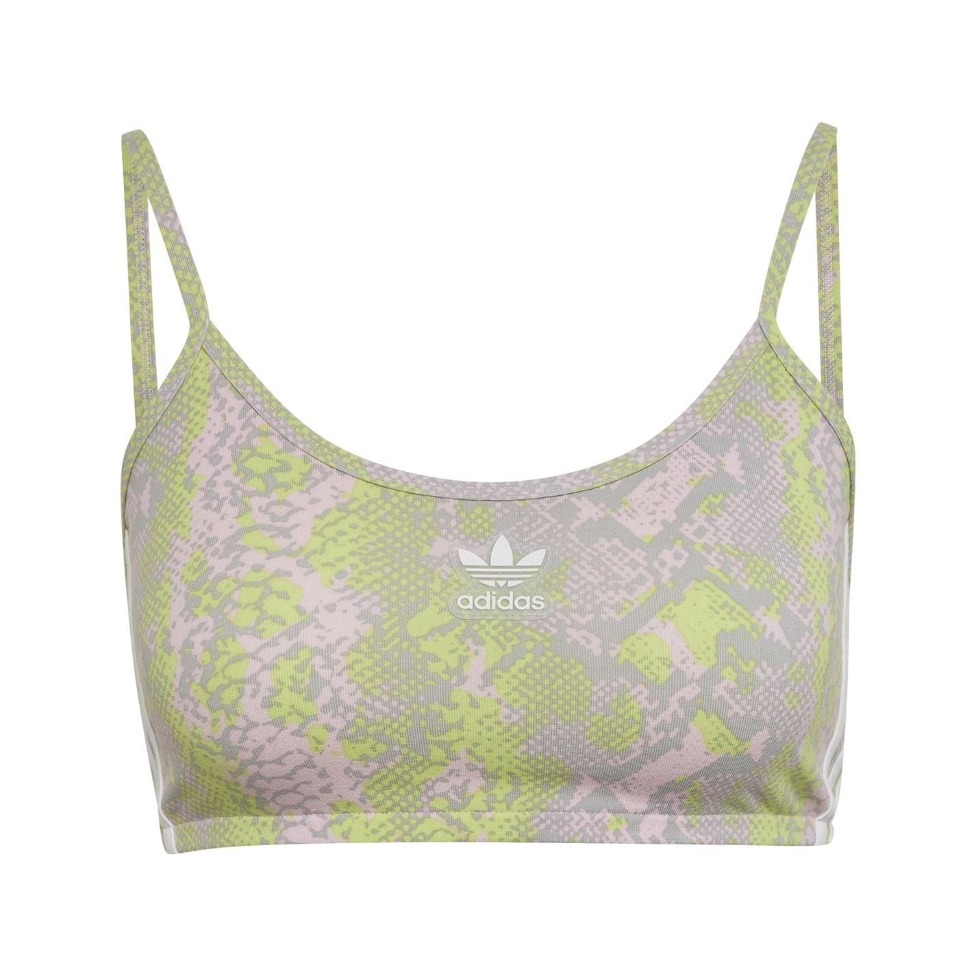 adidas Originals Cropped Scoop Neck Slim Fit Bra