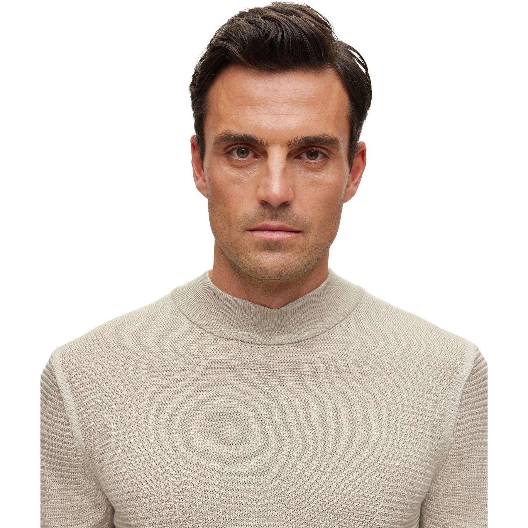 Boss Maguno Slim Fit Mock Neck Long Sleeve Sweater