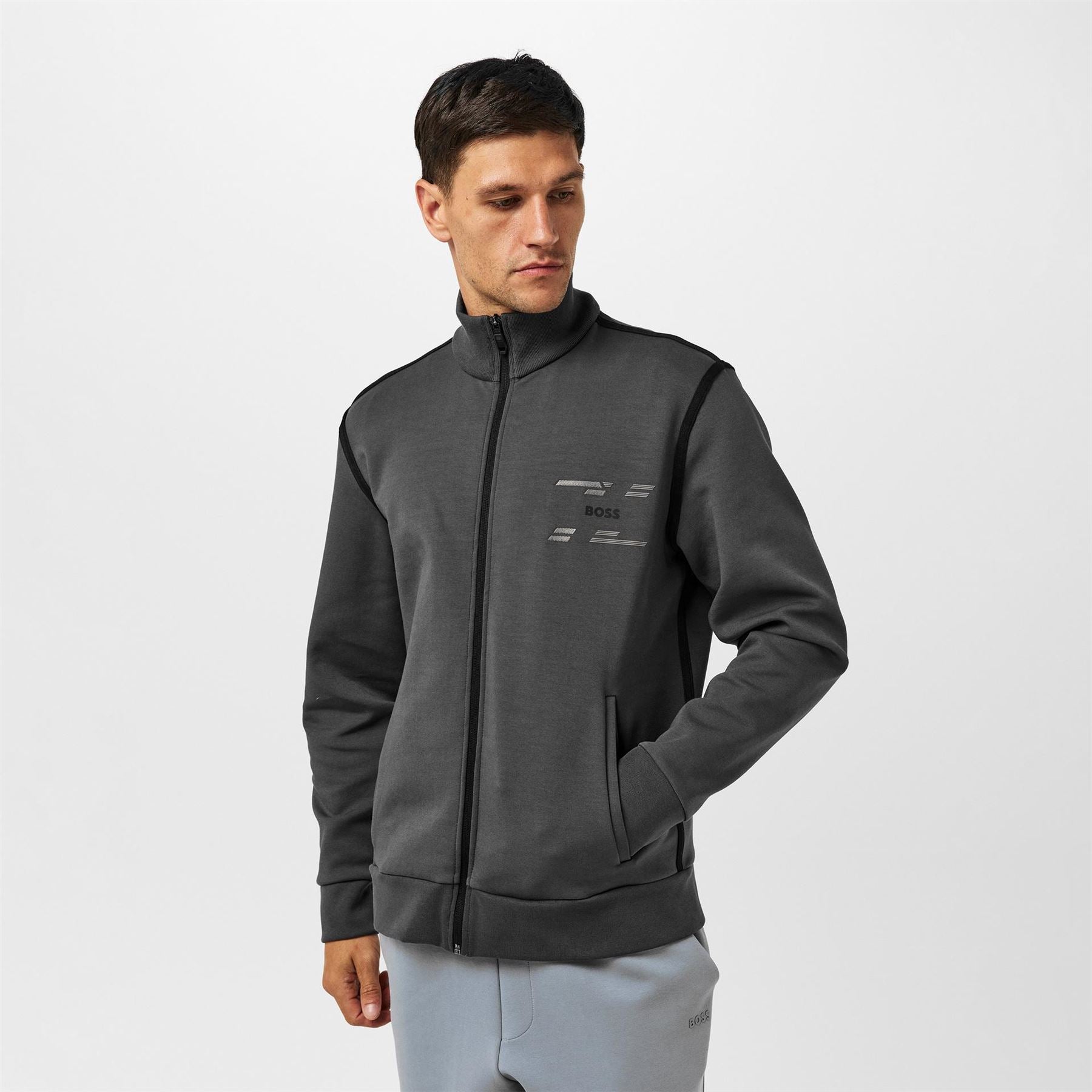Boss Skaz Tape Sweatshirt With Tape Trims