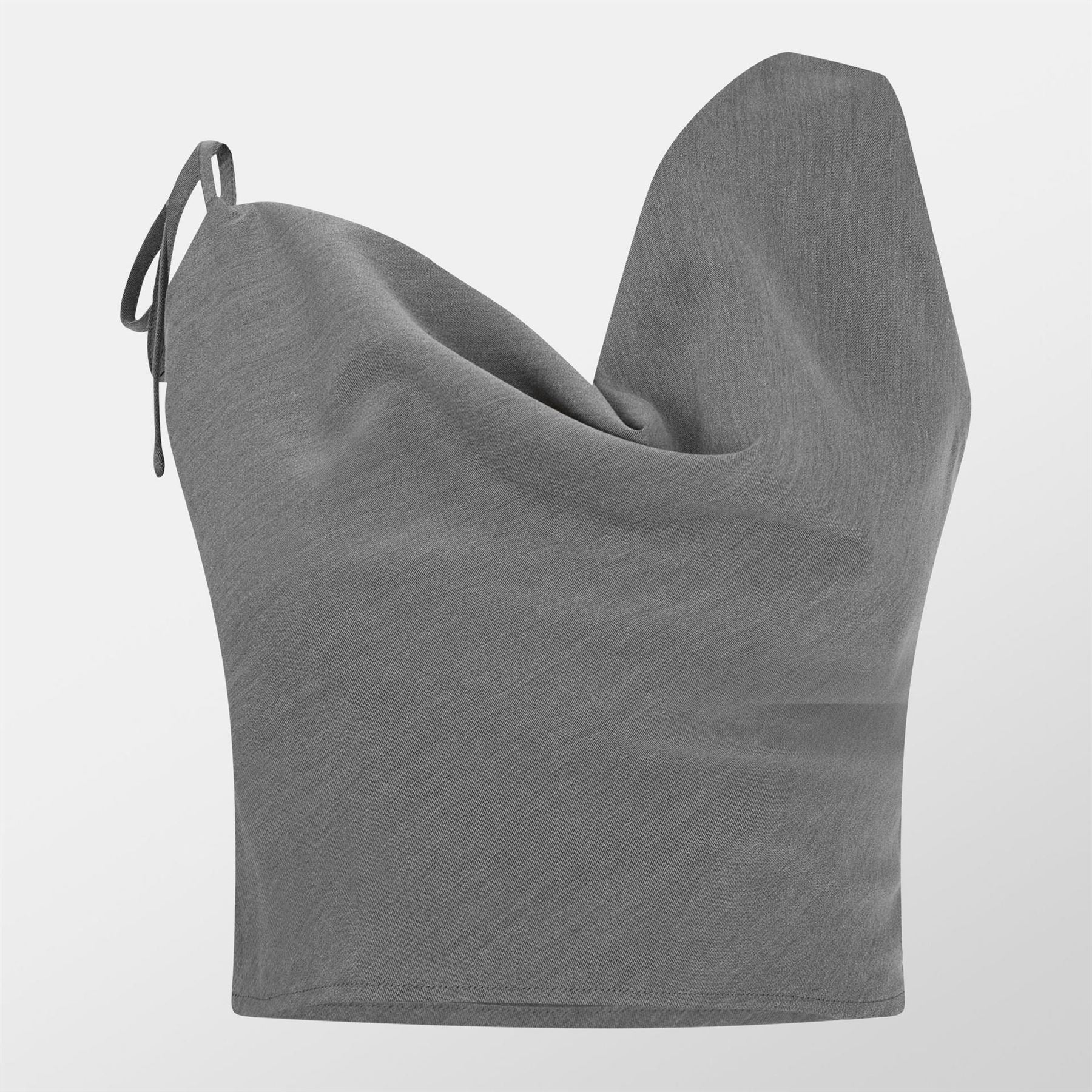 Missy Empire Womens Asymmetric Cowl Neck Top