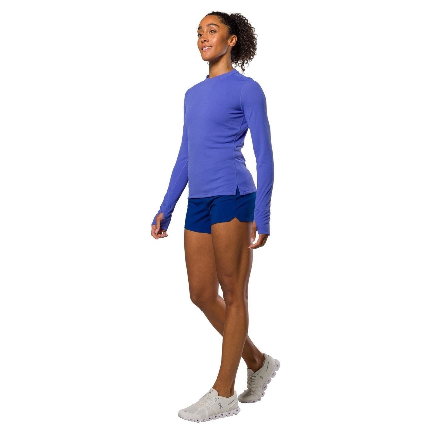 Nathan Rise Slim Fit Reflective Trim Long Sleeve Thumb Hole Tops