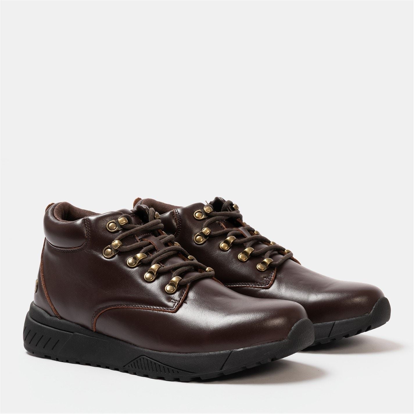 Donnay Mens Leather Casual Chukka Boots