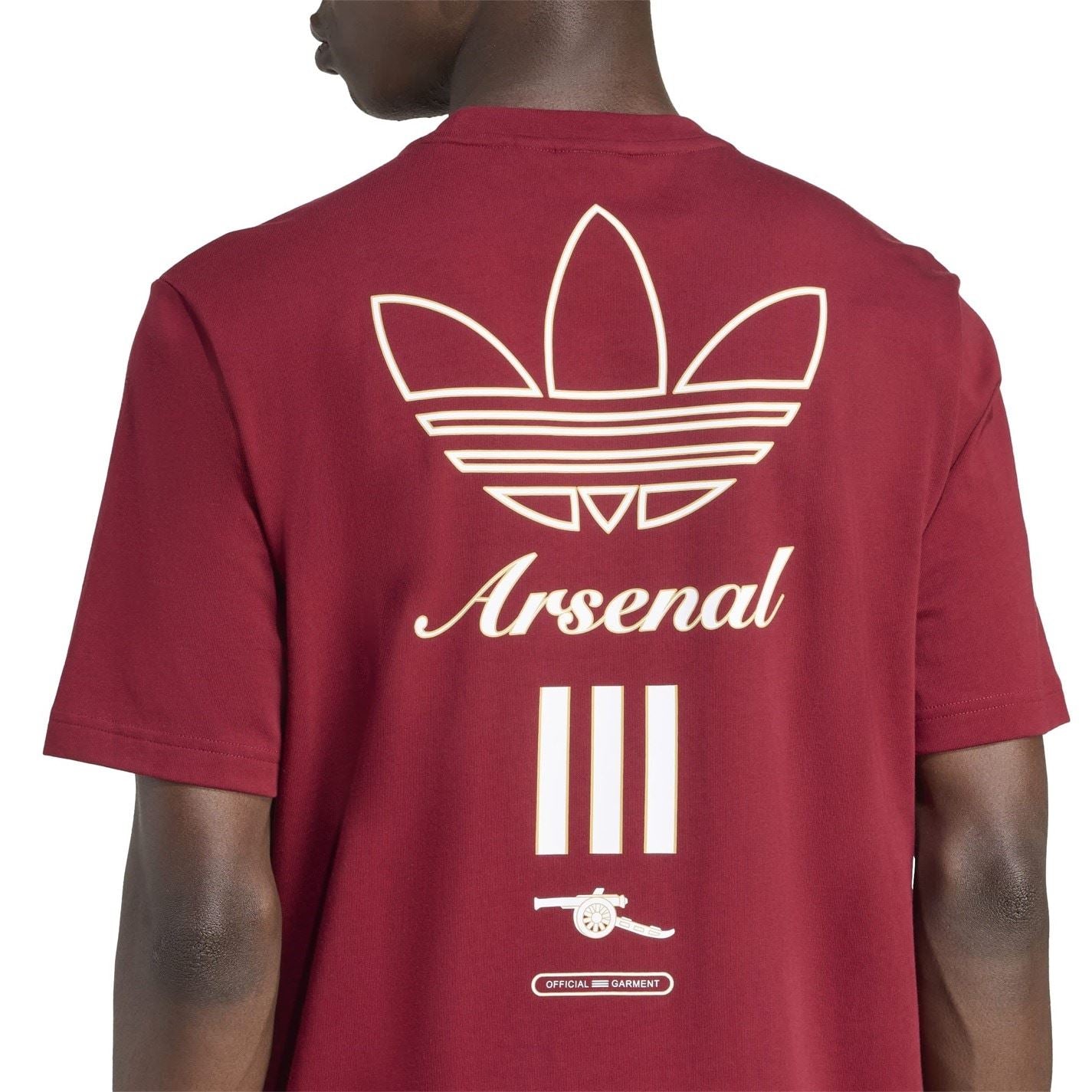 adidas Mens Arsenal Terrace Icons Graphic T-Shirt