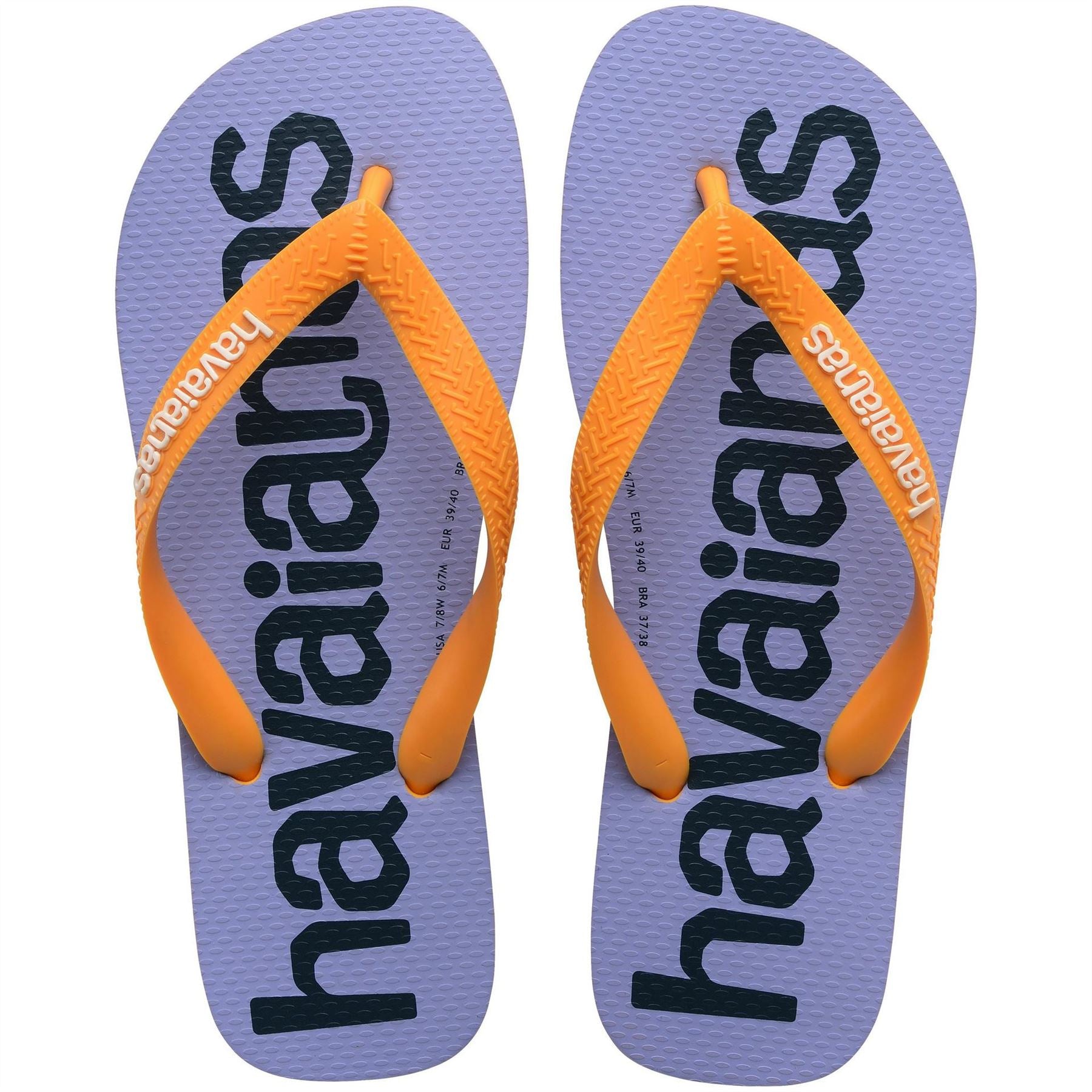 Havaianas Womens Hav. Top Logomania 2 Navy Blue 39 4 Flip Flops