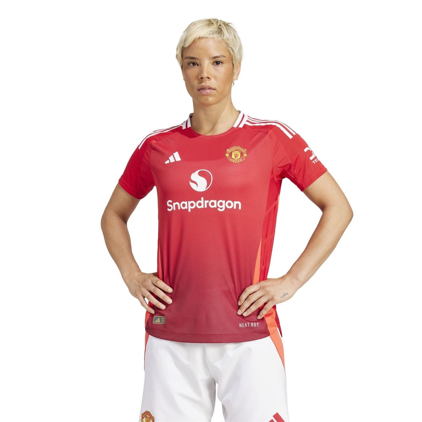 adidas Womens Manchester United Authentic Home Shirt 2024 2025