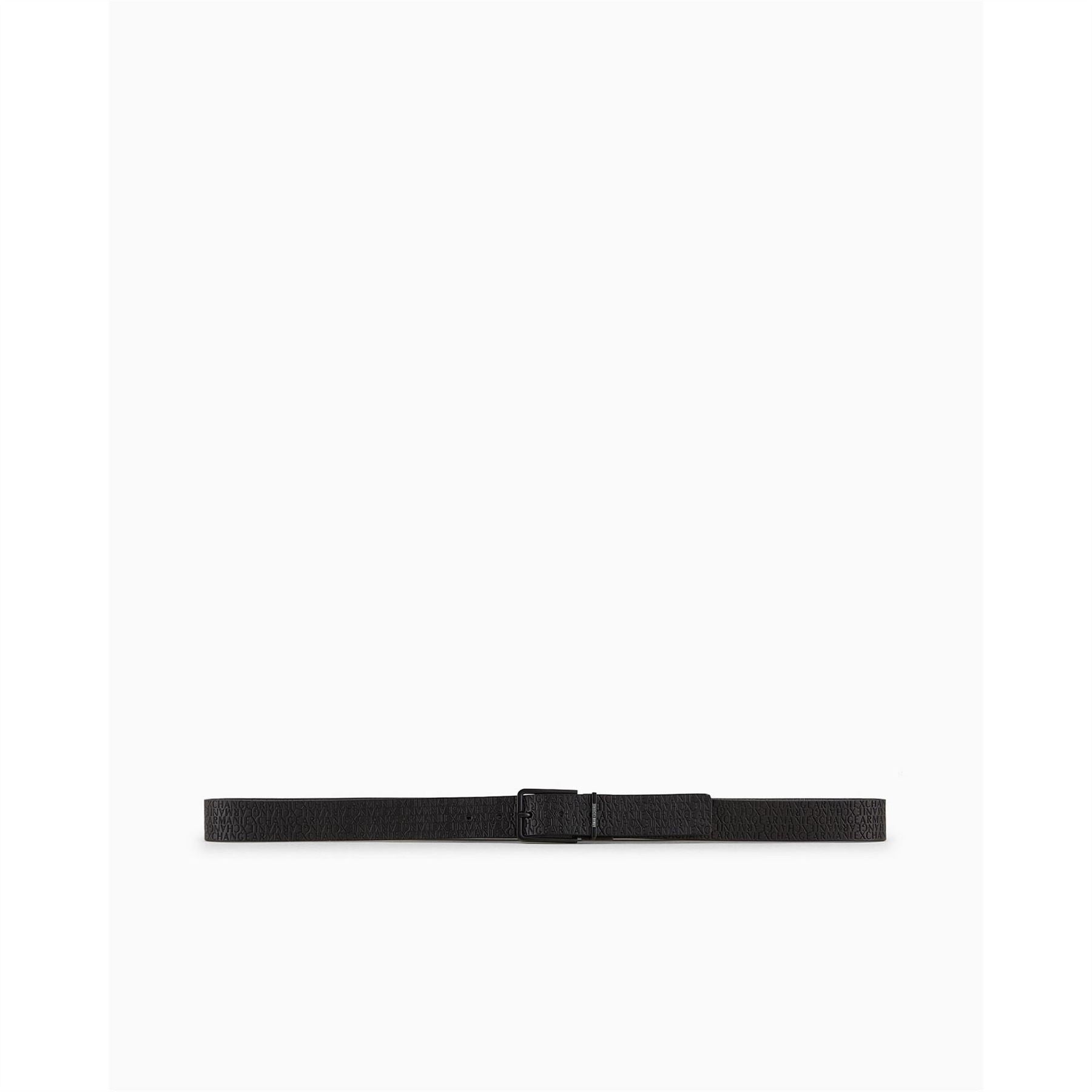 Armani Exchange Leather Pin Buckle Belt