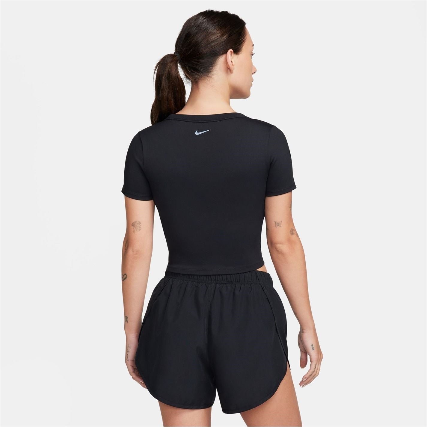 Nike Womens One Fitted Dri Fit Short Sleeve Top