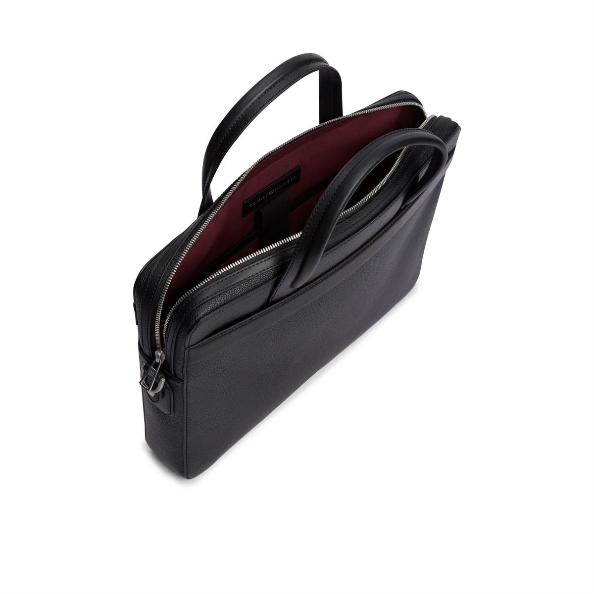 Tommy Hilfiger Leather Laptop Bag