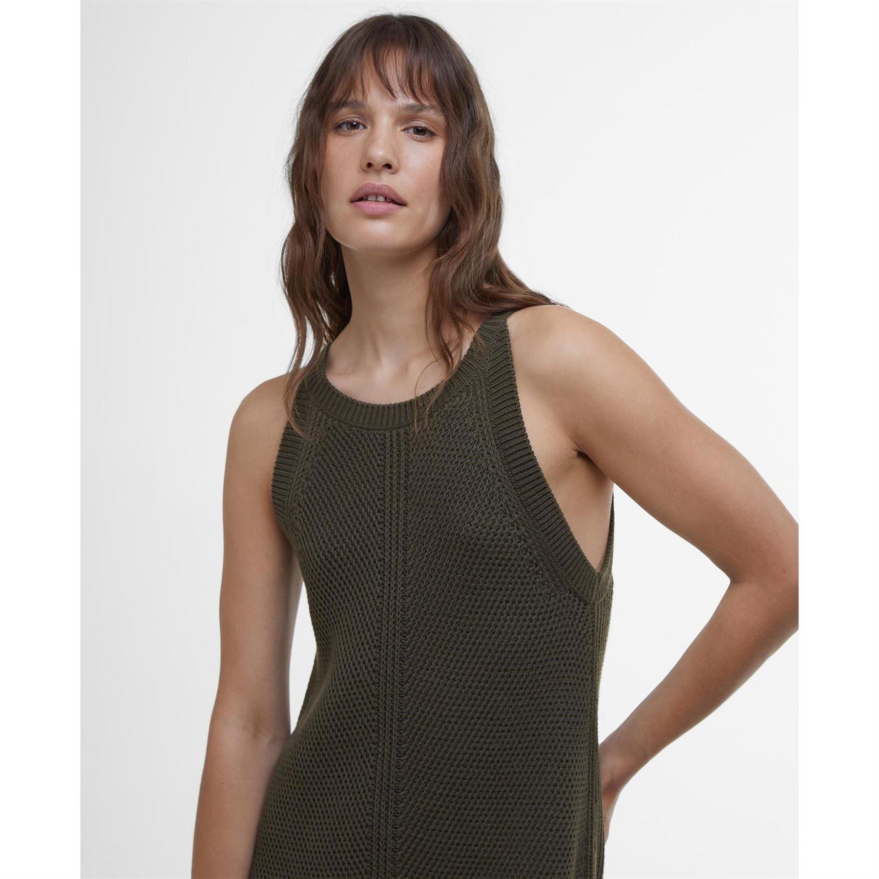Barbour International Knitted Midi Dress