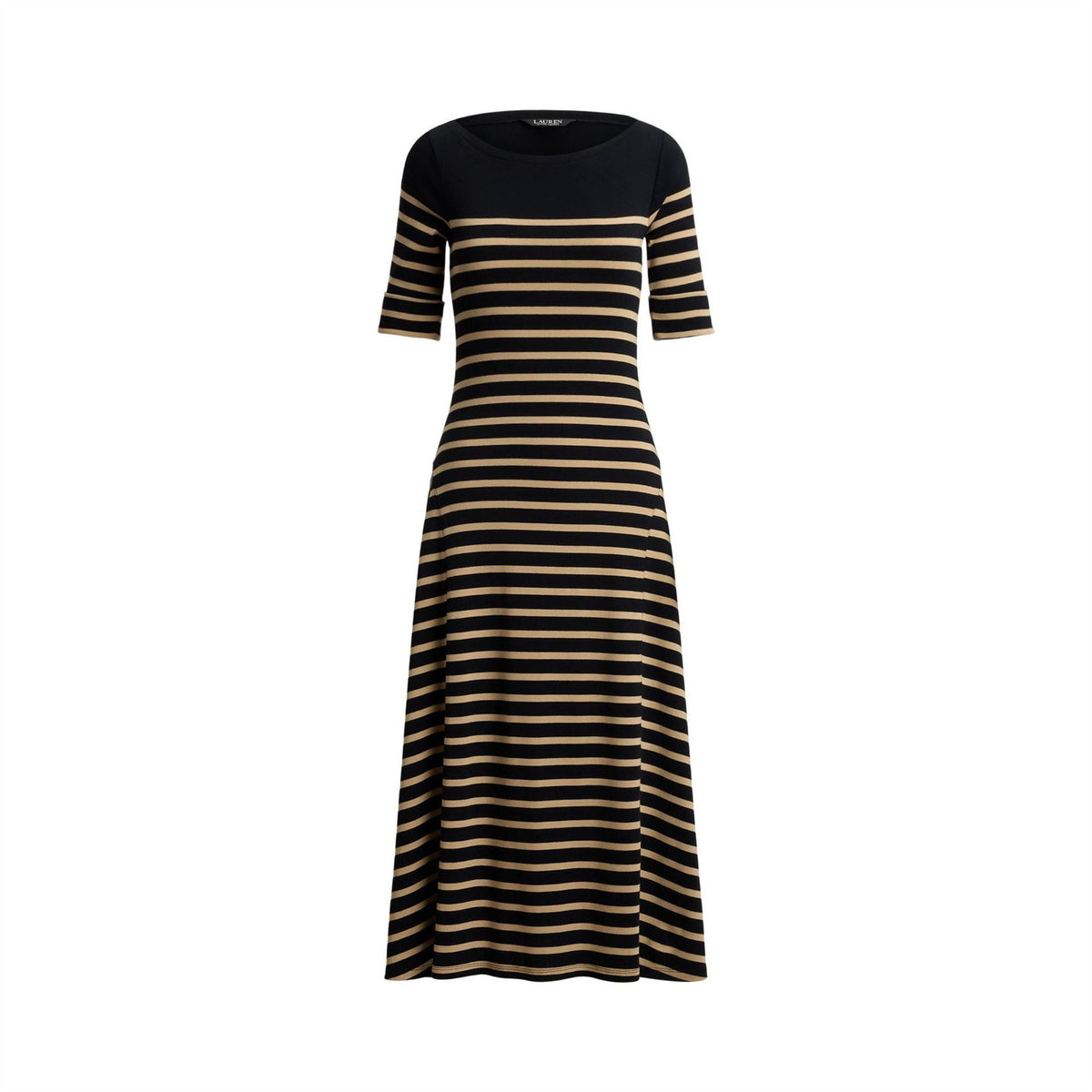 Lauren by Ralph Lauren Boat Neck Jersey Midi Dress
