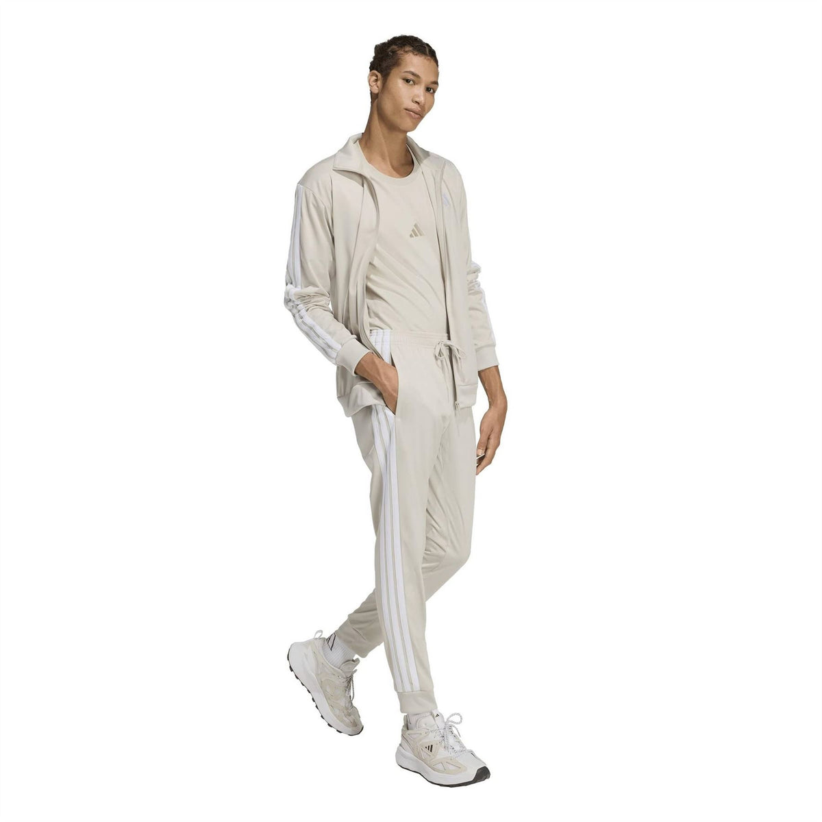 adidas Three Stripes Tapered Slim Running Pants