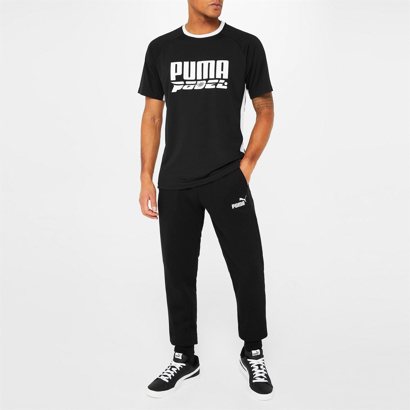 Puma Mens Tapered Fleece Pants