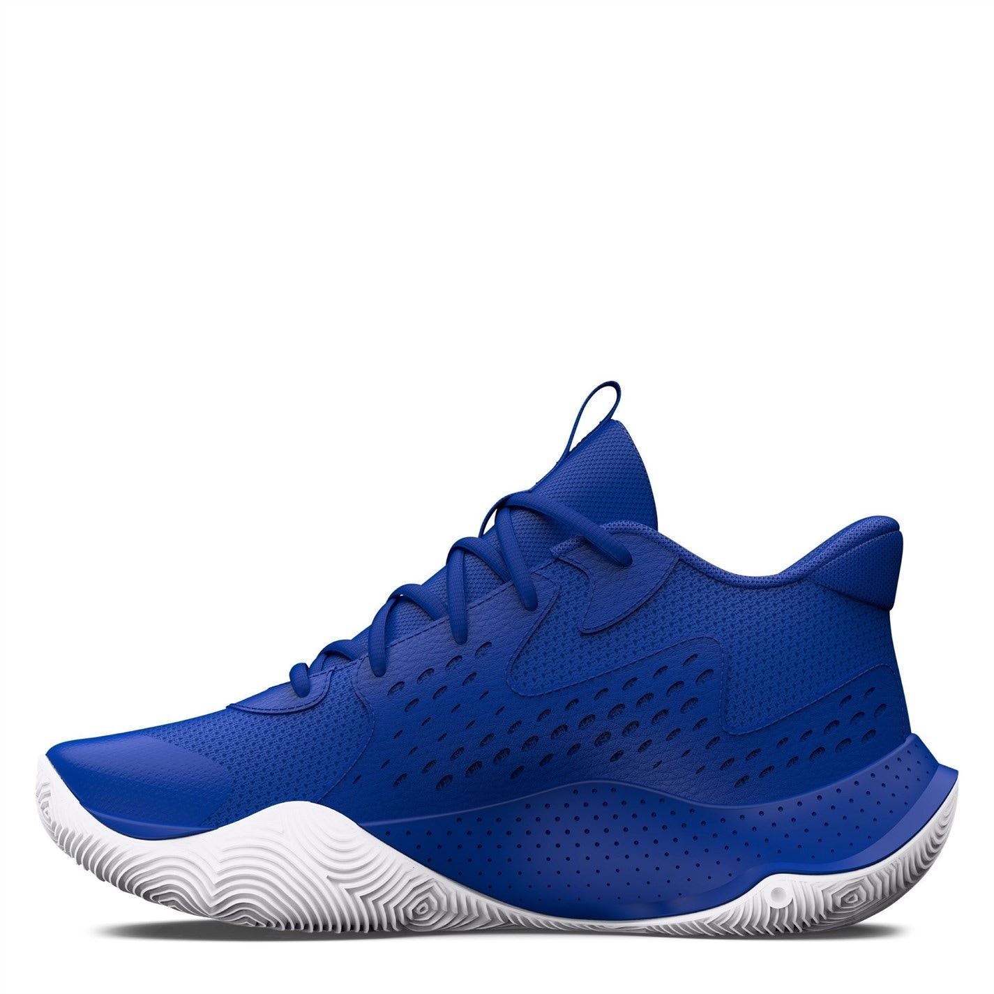 Under Armour Kids Jet 23 Graphic Print Basketball Canvas Low Top Sneakers