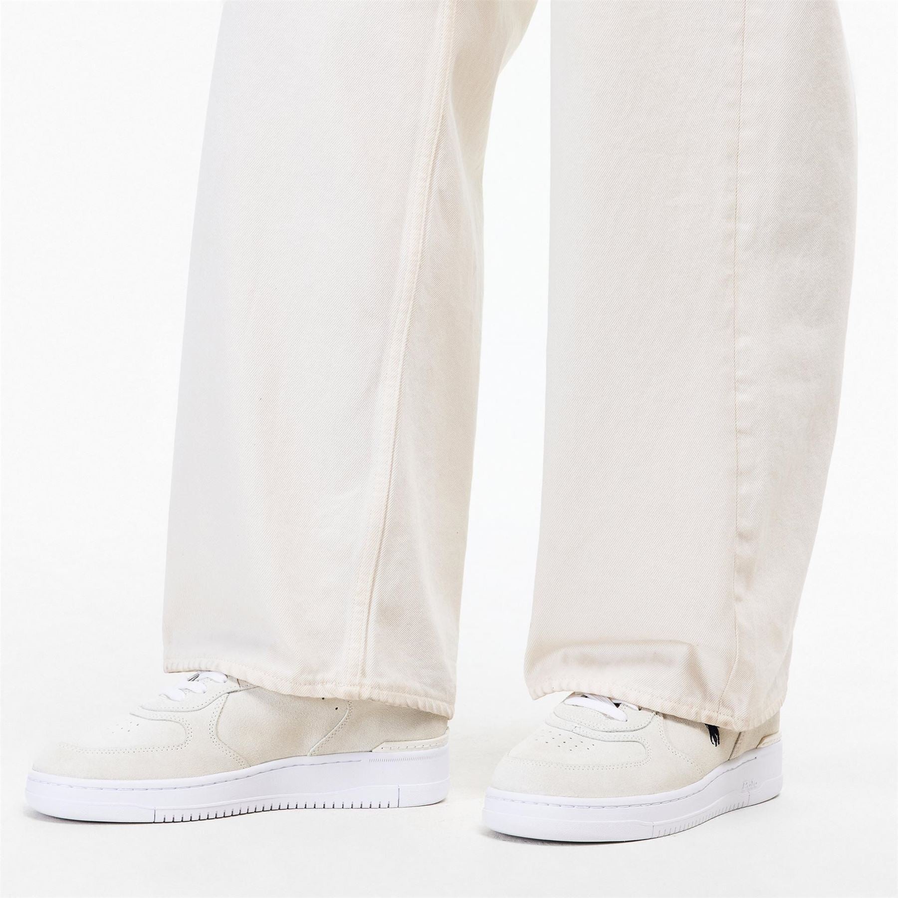 Polo Ralph Lauren Master LD61 Round Toe Flat Heel Trainers