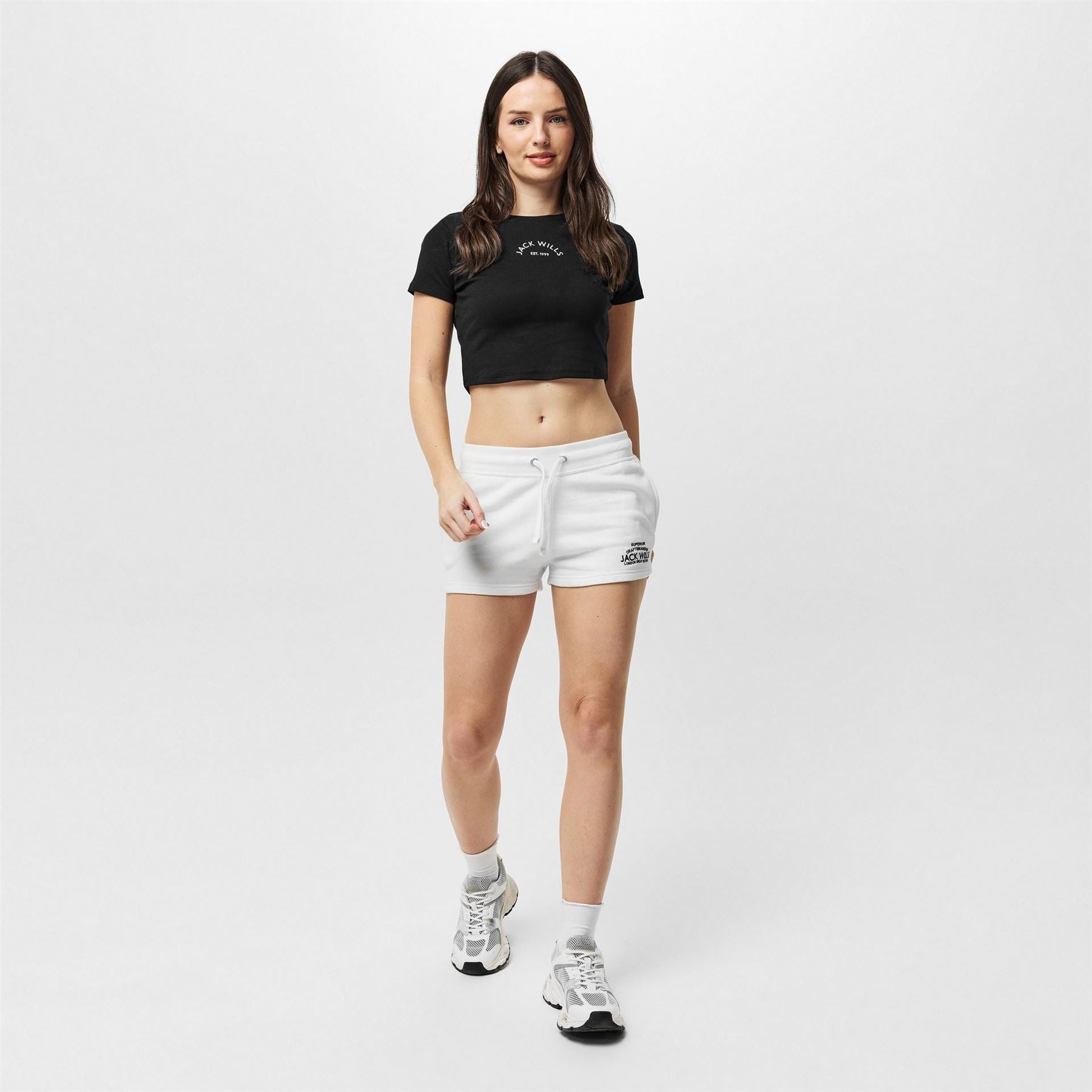 Jack Wills Cropped Baby Tee Ladies
