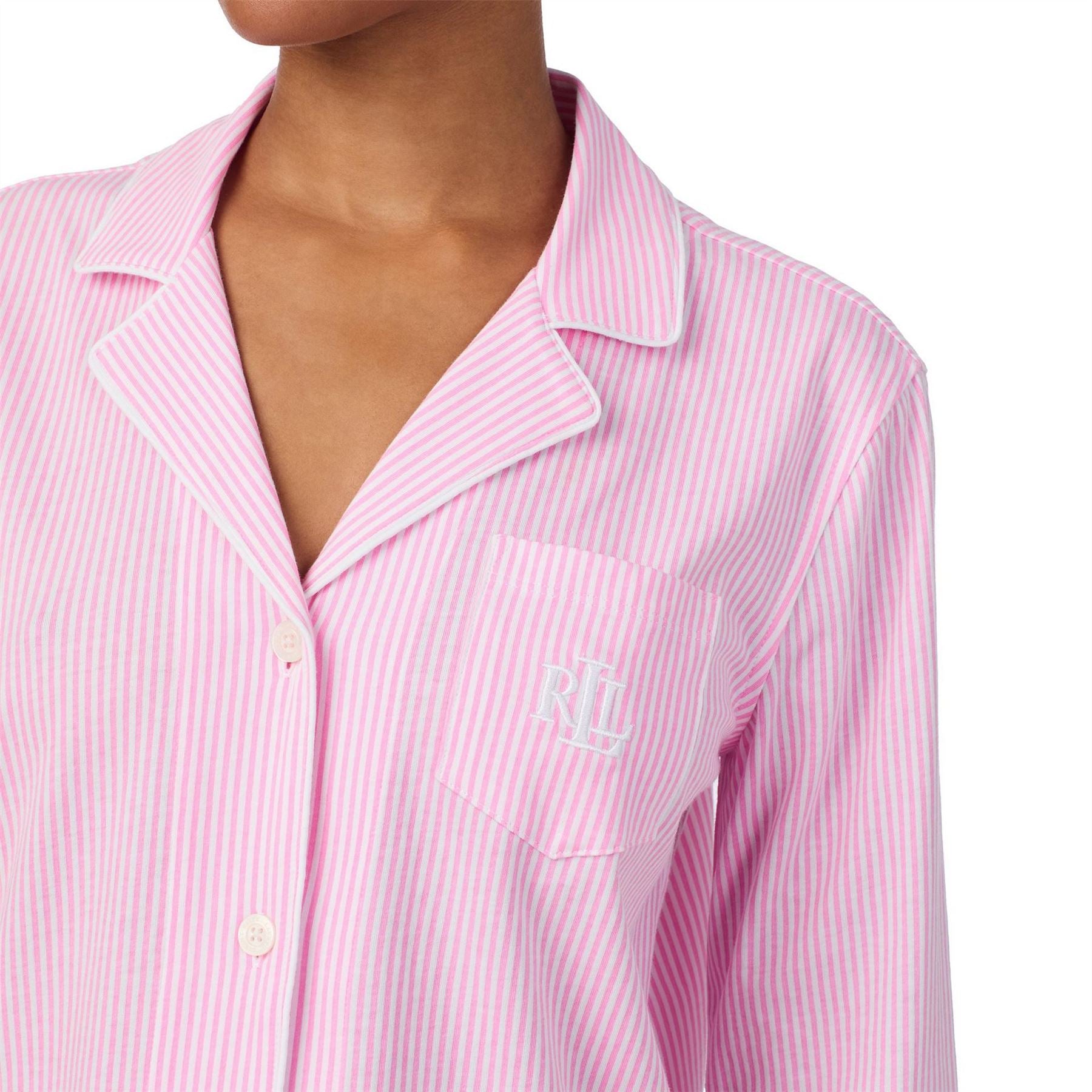 Lauren by Ralph Lauren Knt Ss Pj Set Ld63