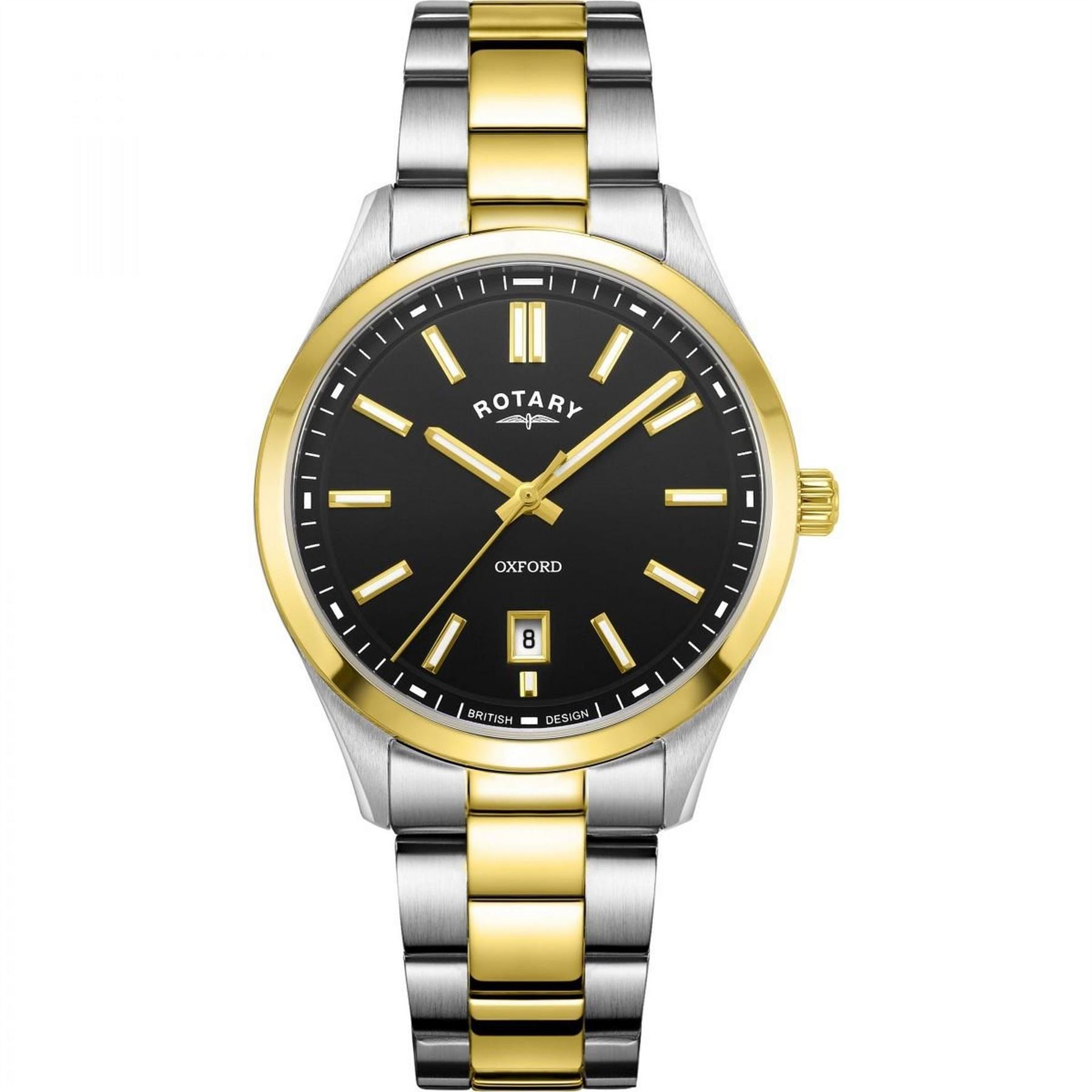 Rotary Oxford Sapphire Glass Date Watch