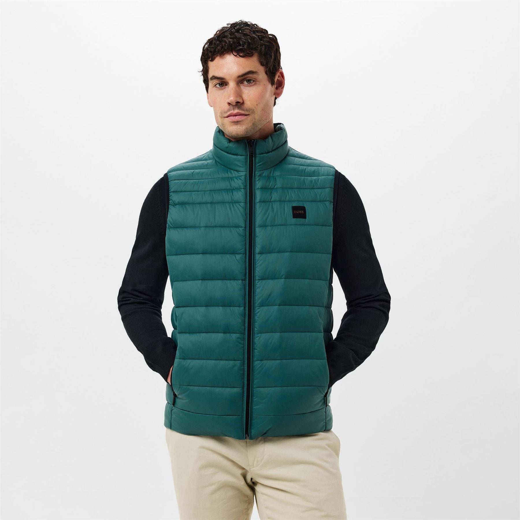 Boss BOSS ORANGE Padded Lightweight Gilet   Tailored Fit (Odeno)