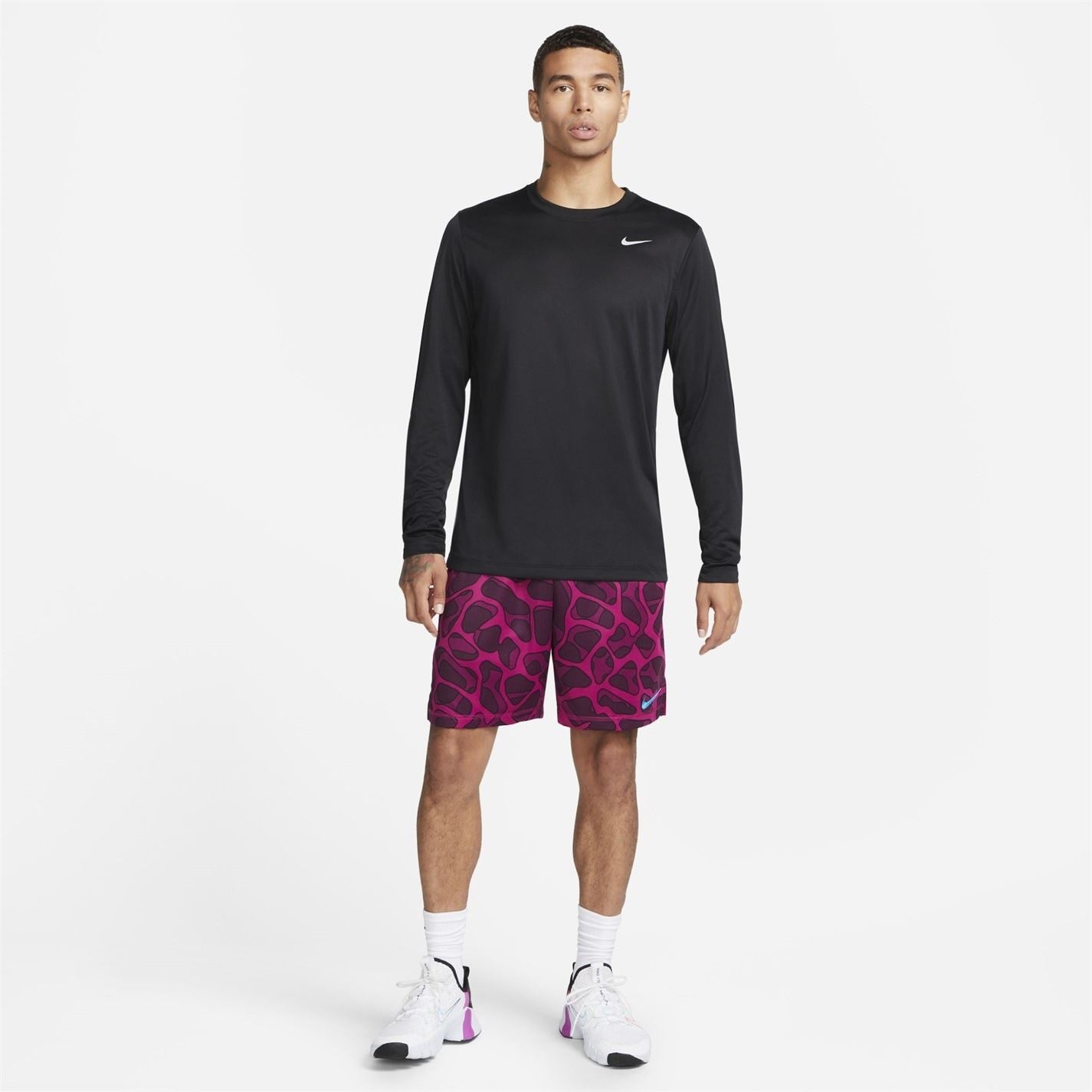 Nike Legend Long Sleeve Crew Neck T-Shirt