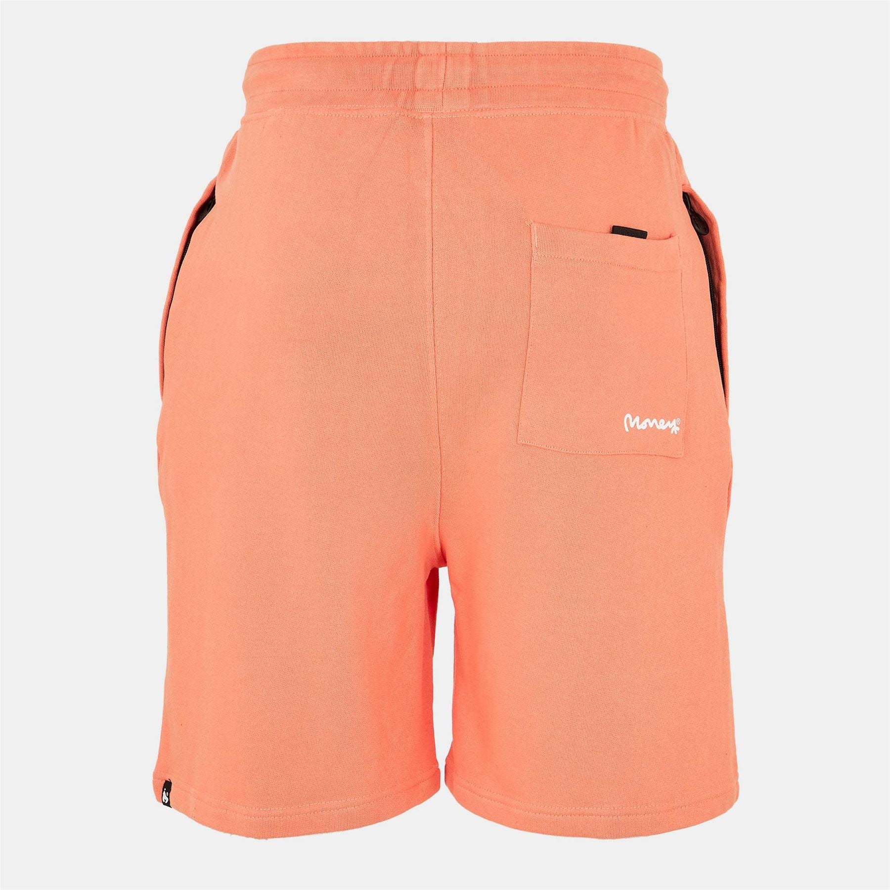 Money Solid Patterned Patch Bermuda Shorts