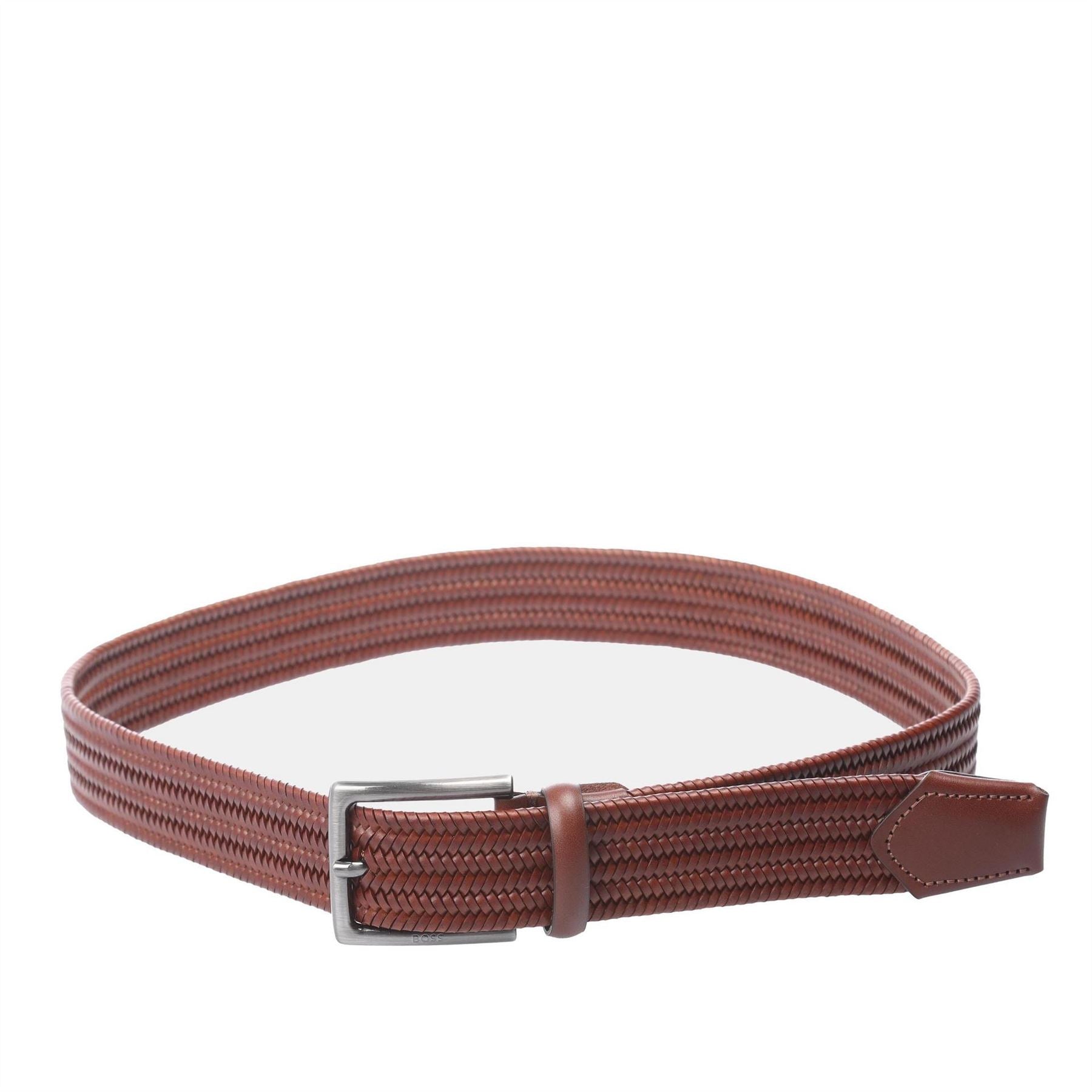 Boss Woven Leather Belt