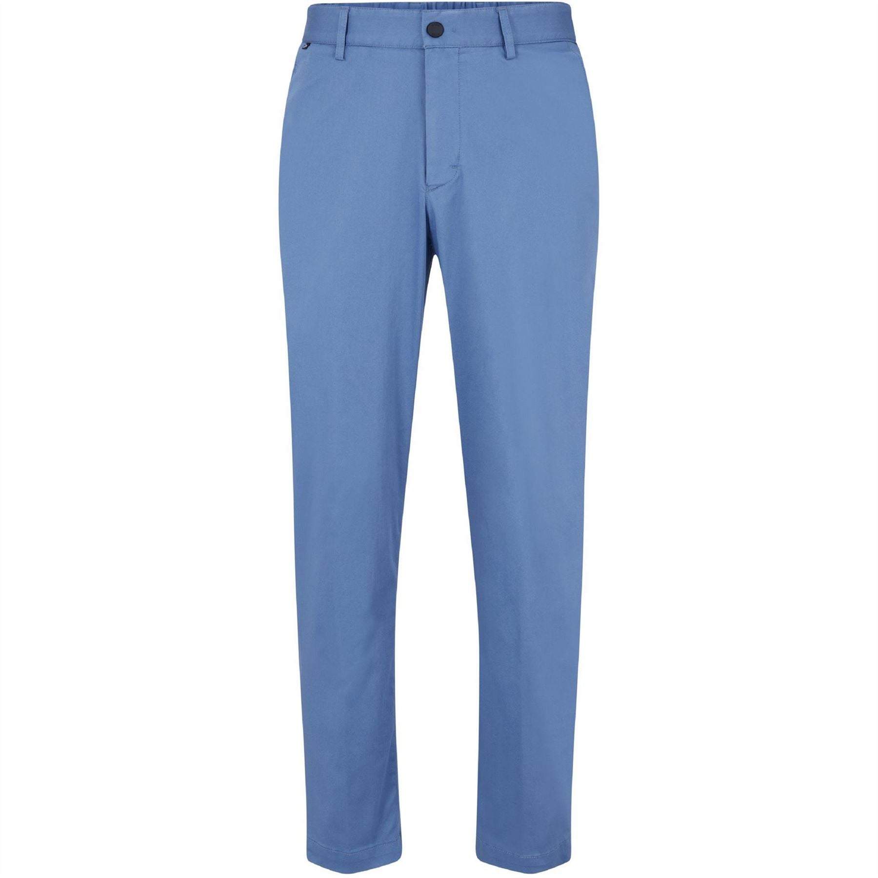 Boss Solid Patterned Straight Leg Trousers