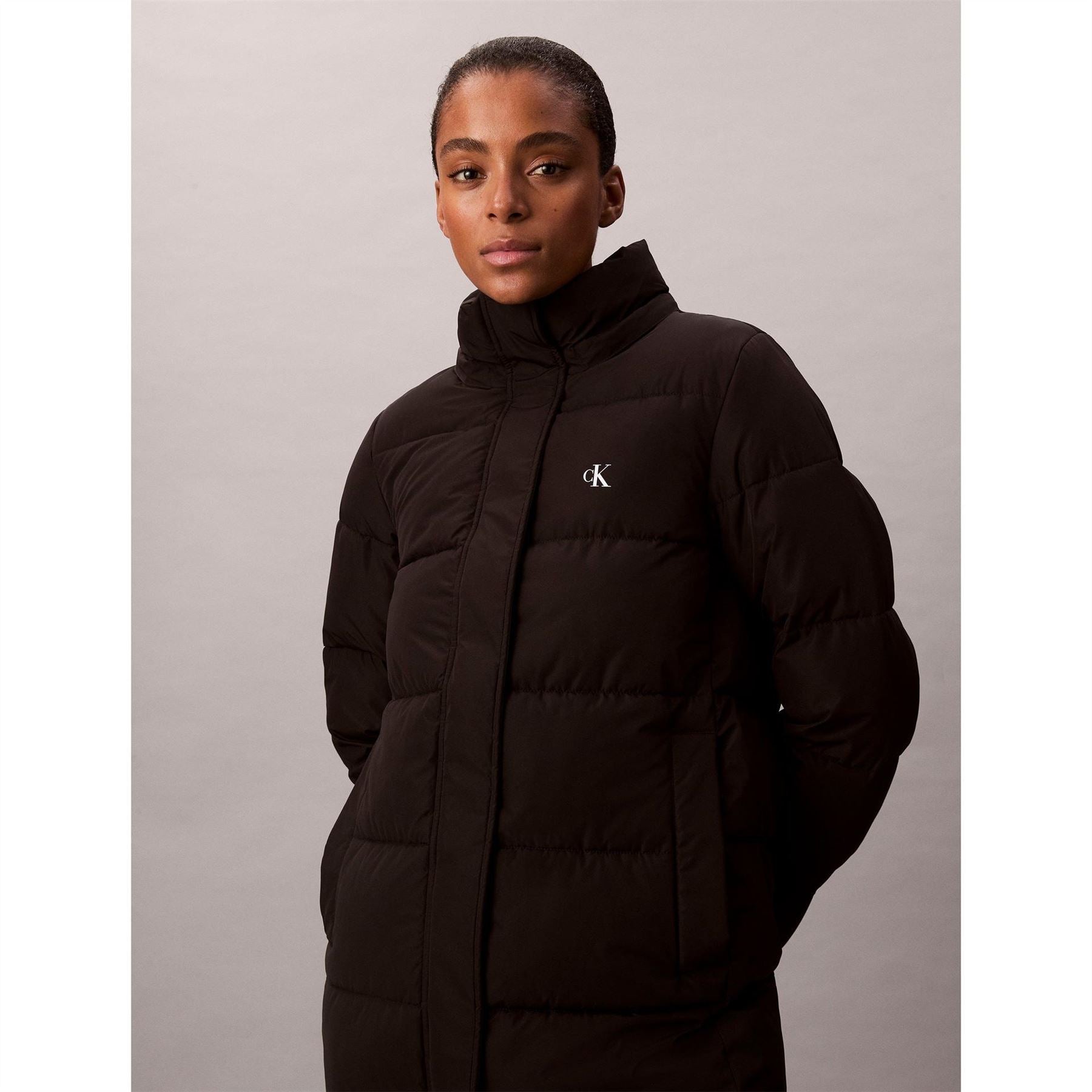 Calvin Klein Jeans Hooded Puffer Coat