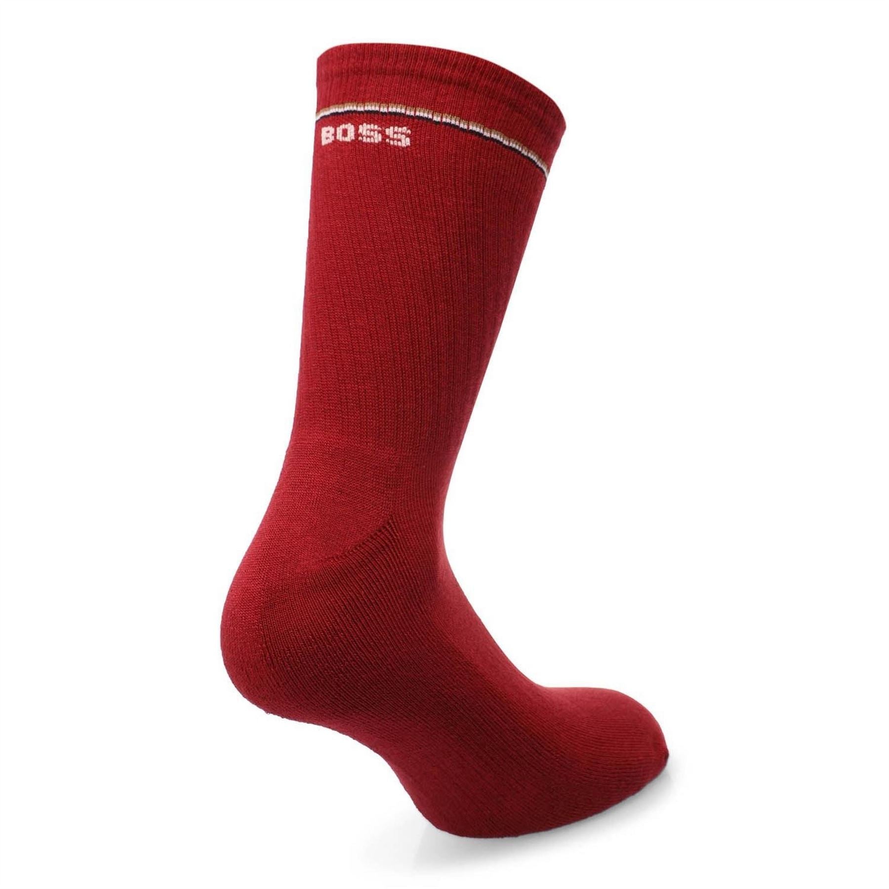 Boss Pack Of Quarter Length Socks With Logo Details