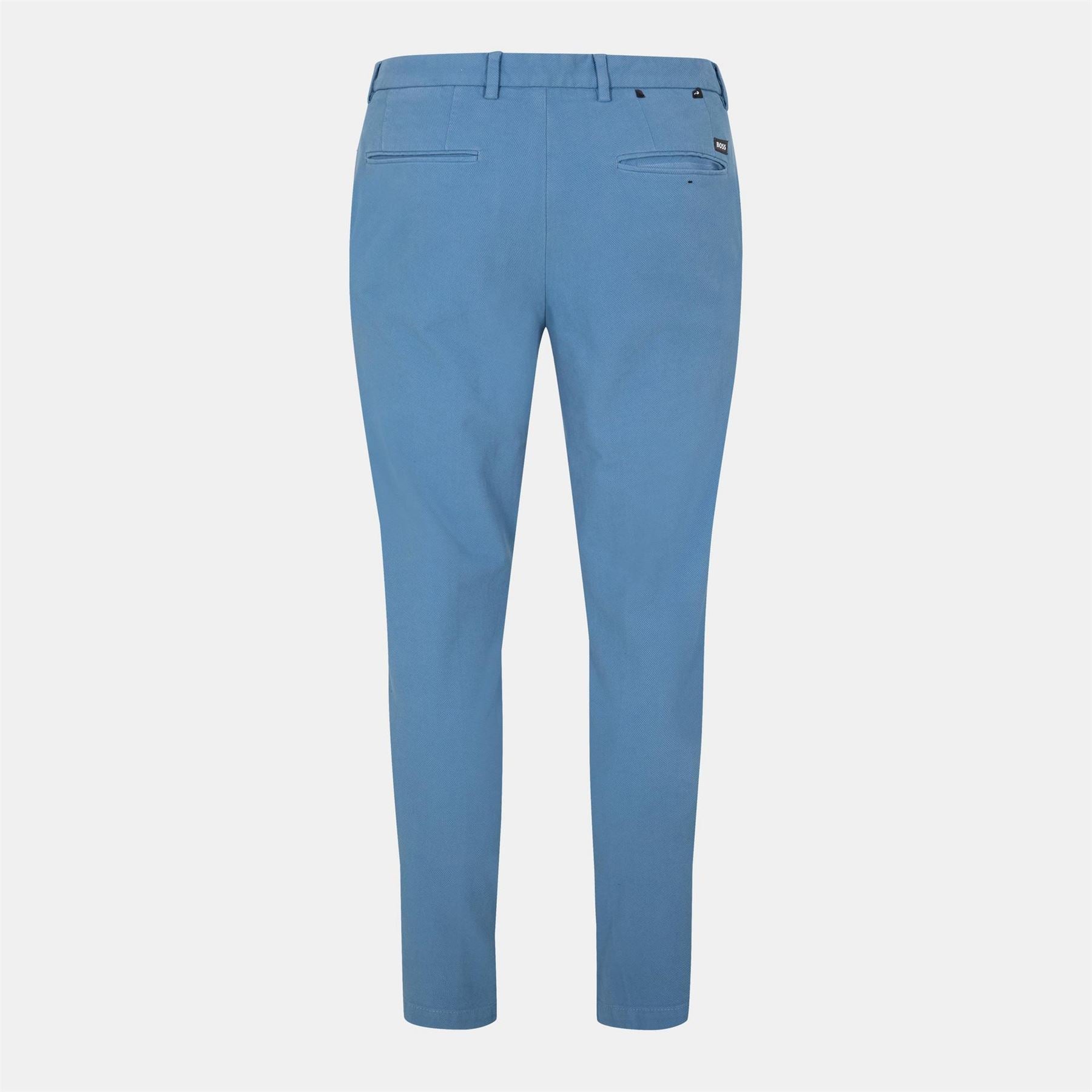 Boss Kaito1 Solid Patterned Straight Chinos