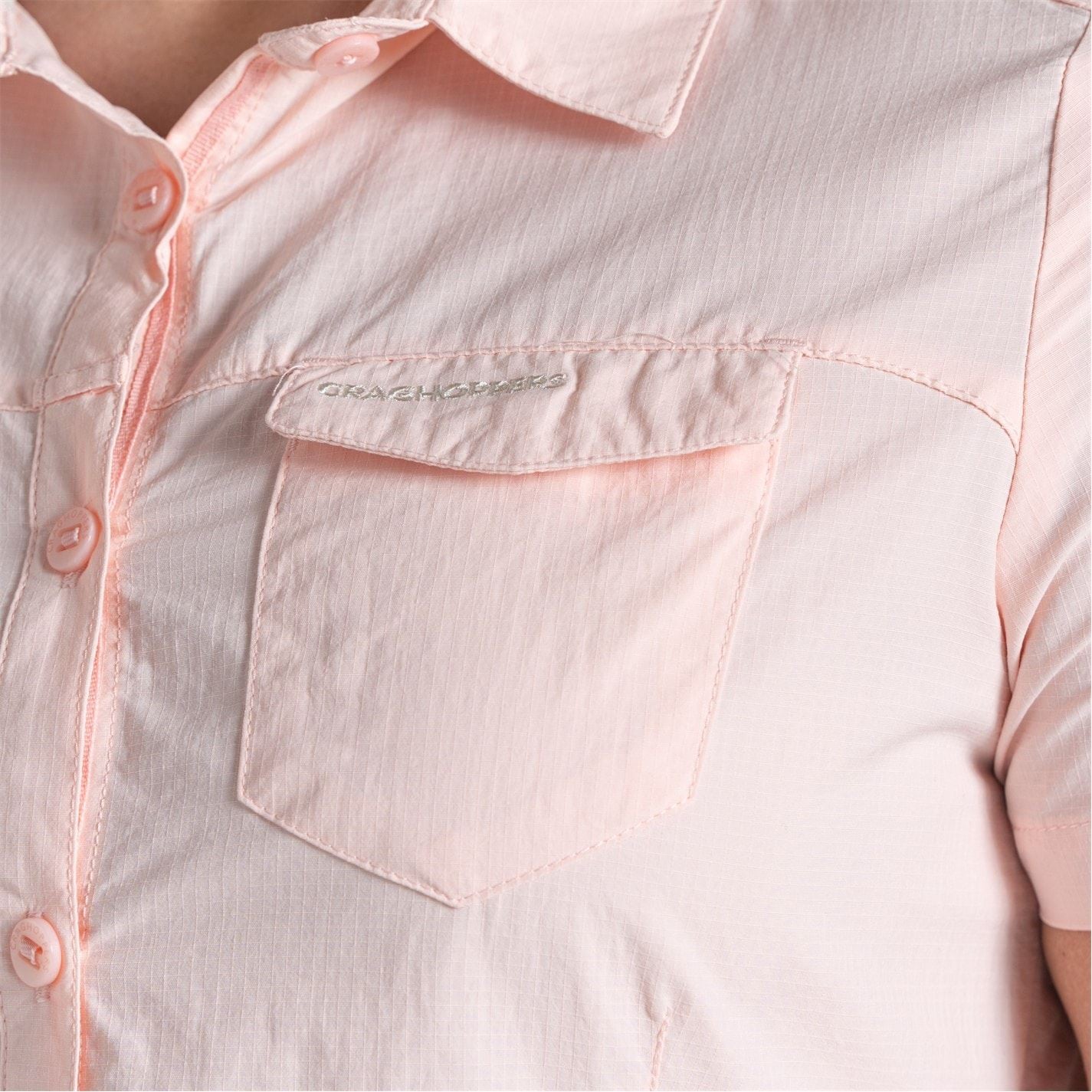 Craghoppers Collared Neck Short Sleeve Regular Fit Shirt