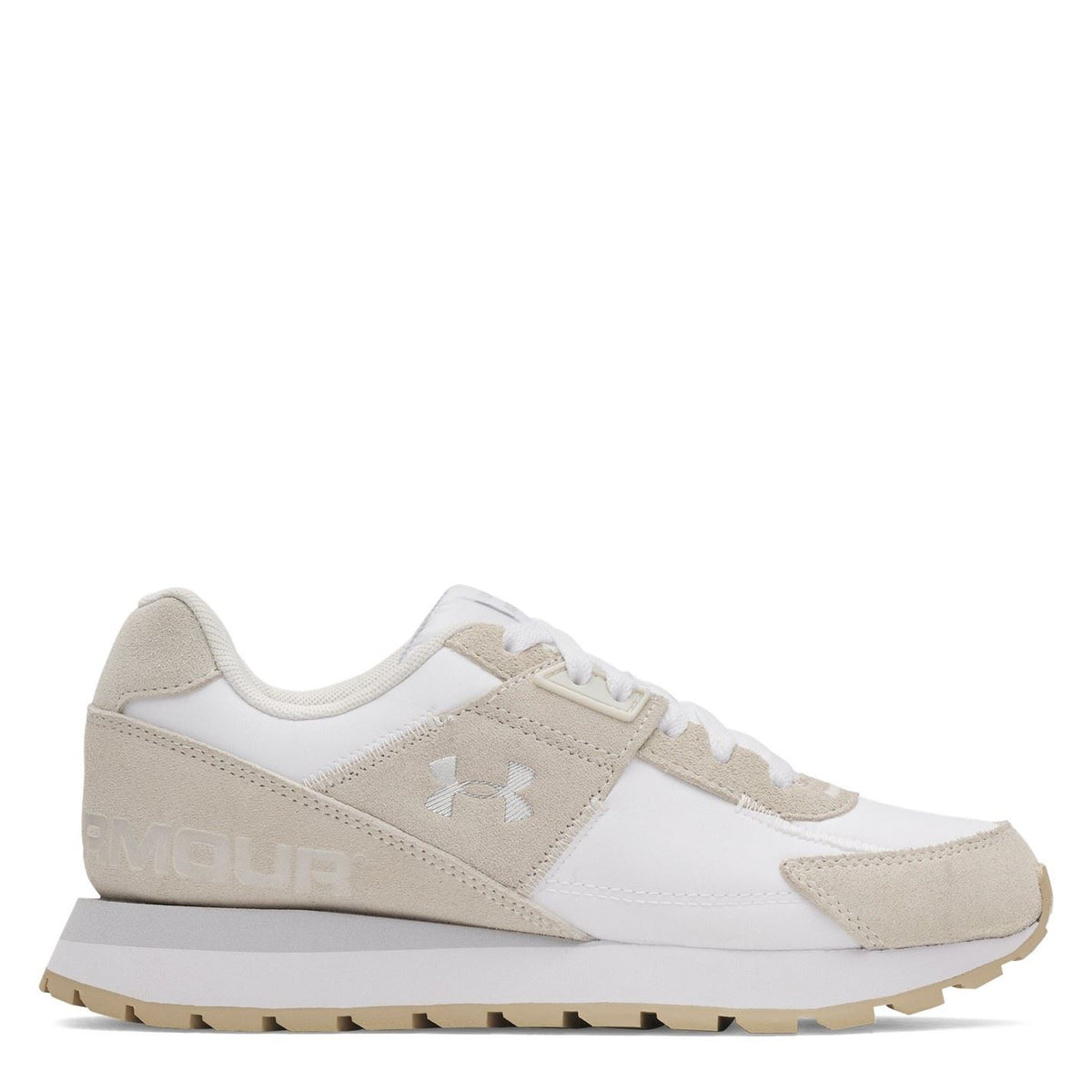Under Armour Essential Runner Lace-Up Low Top Sneakers with Logo