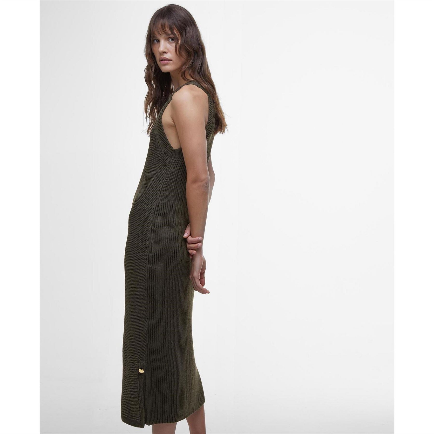 Barbour International Knitted Midi Dress