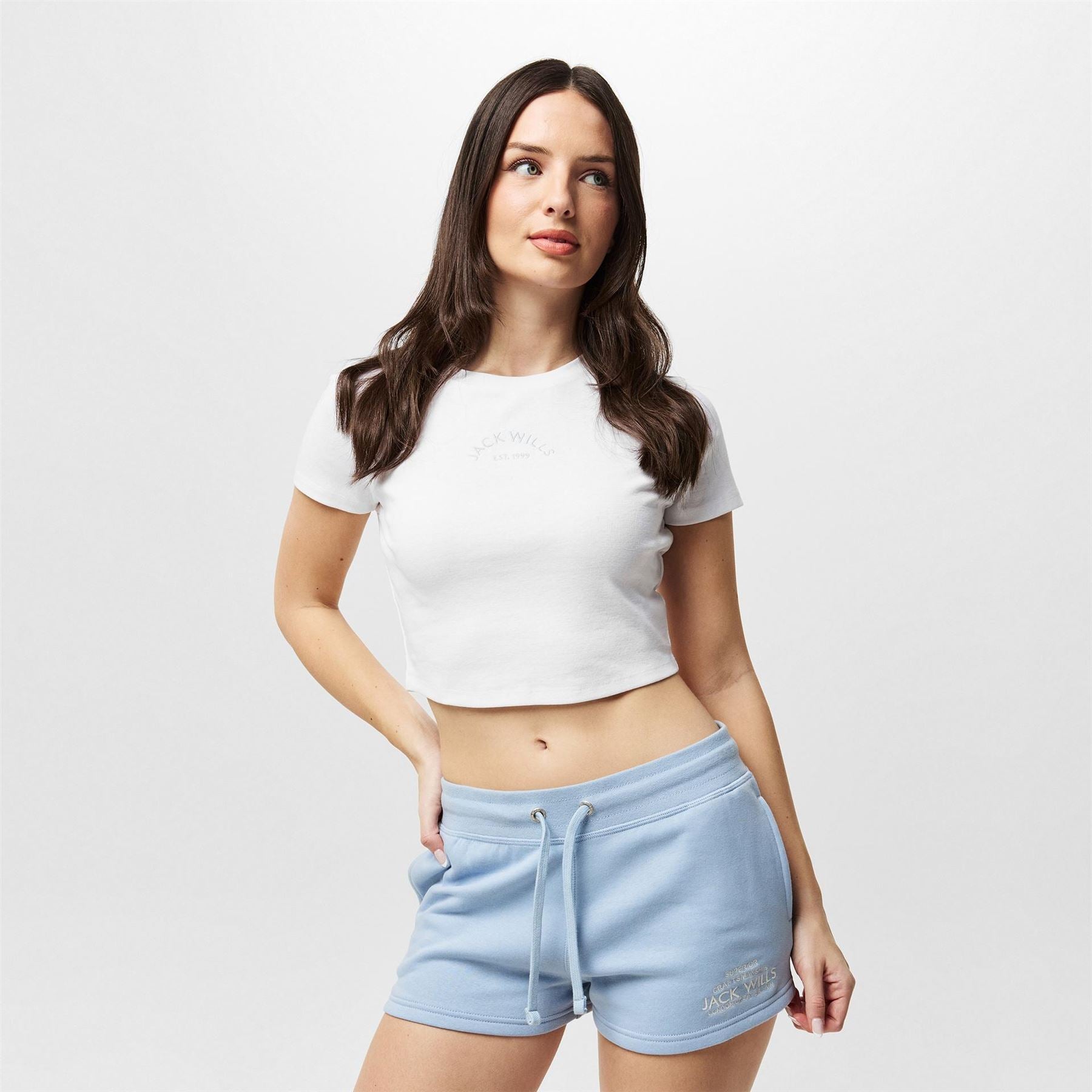 Jack Wills Cropped Baby Tee Ladies