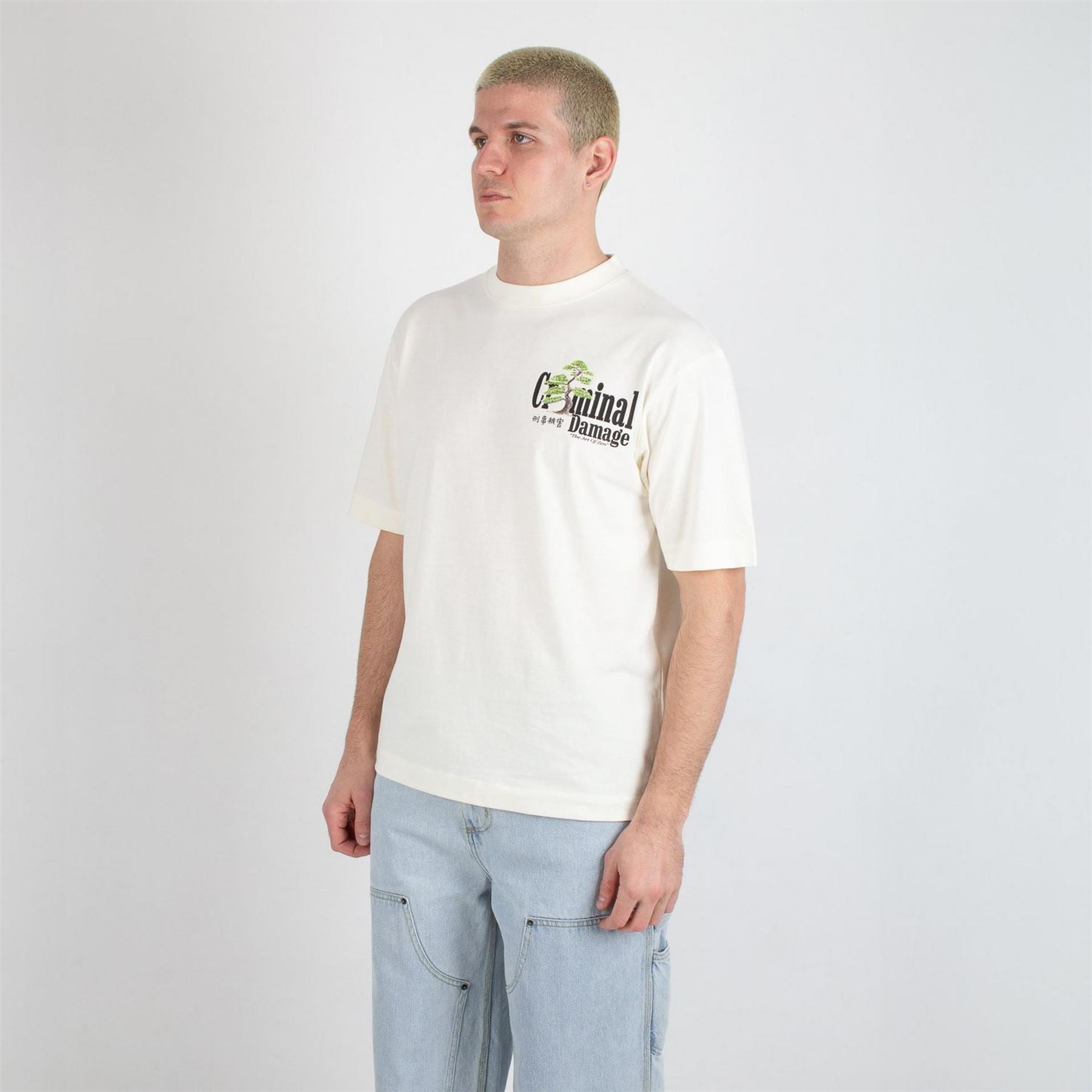 Criminal Damage Kenshin Oversize Fit Crew Neck T-Shirt