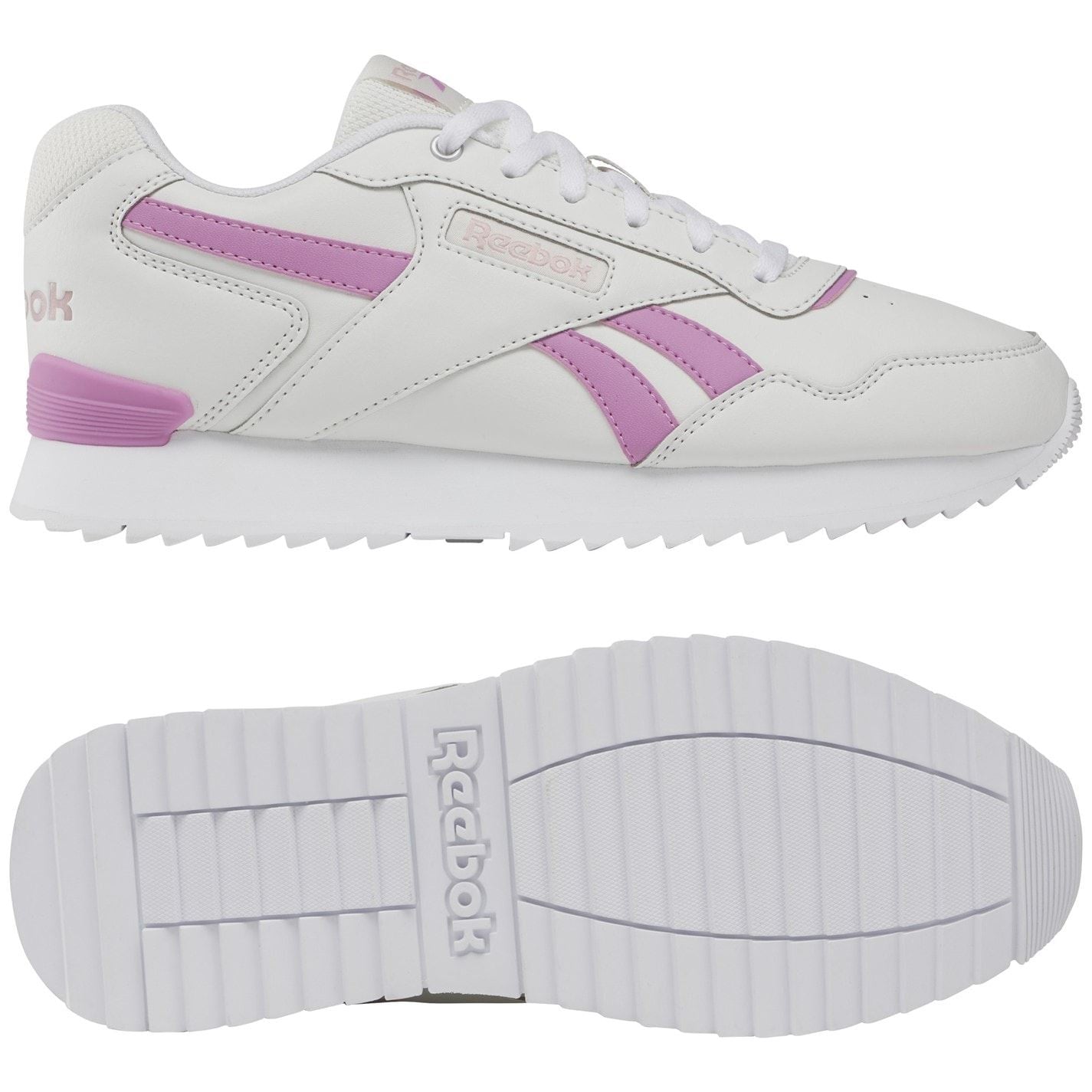 Reebok Glide Ripple Low Top Flat Heel Sneakers