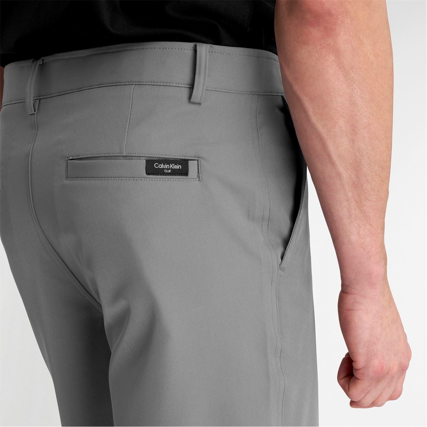 Calvin Klein Golf Logo Print Chino Bermuda Shorts