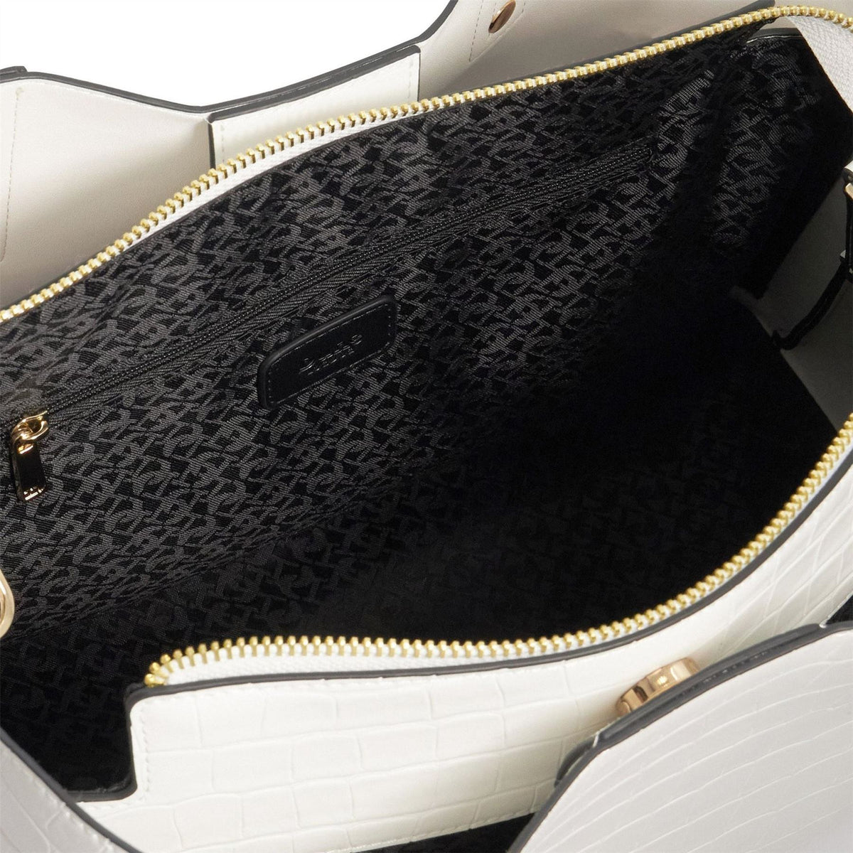 Dune London Dominant Snake Patterned Tote with Gold Tone Hardware