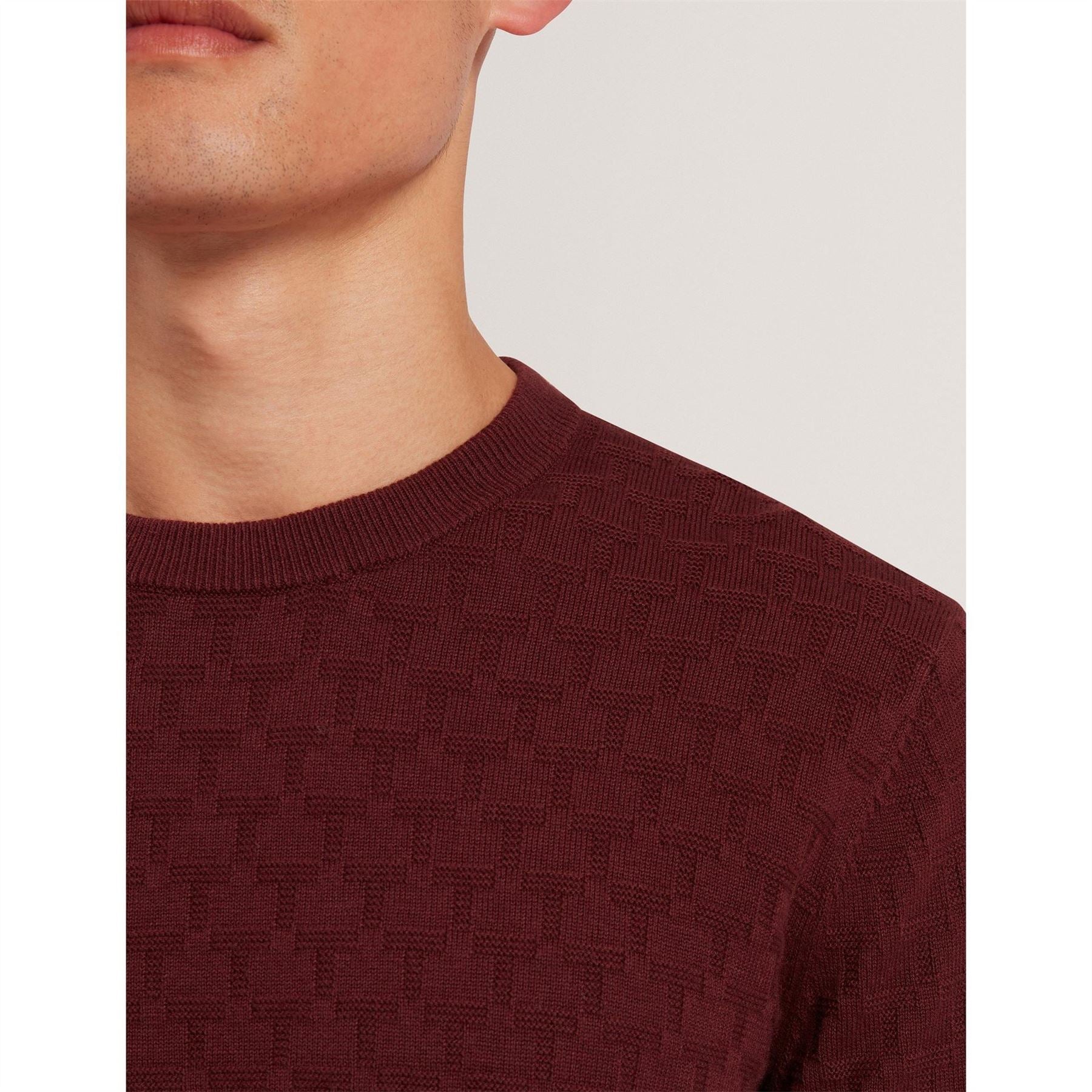Ted Baker Stitch Crew Neck Knitted Top