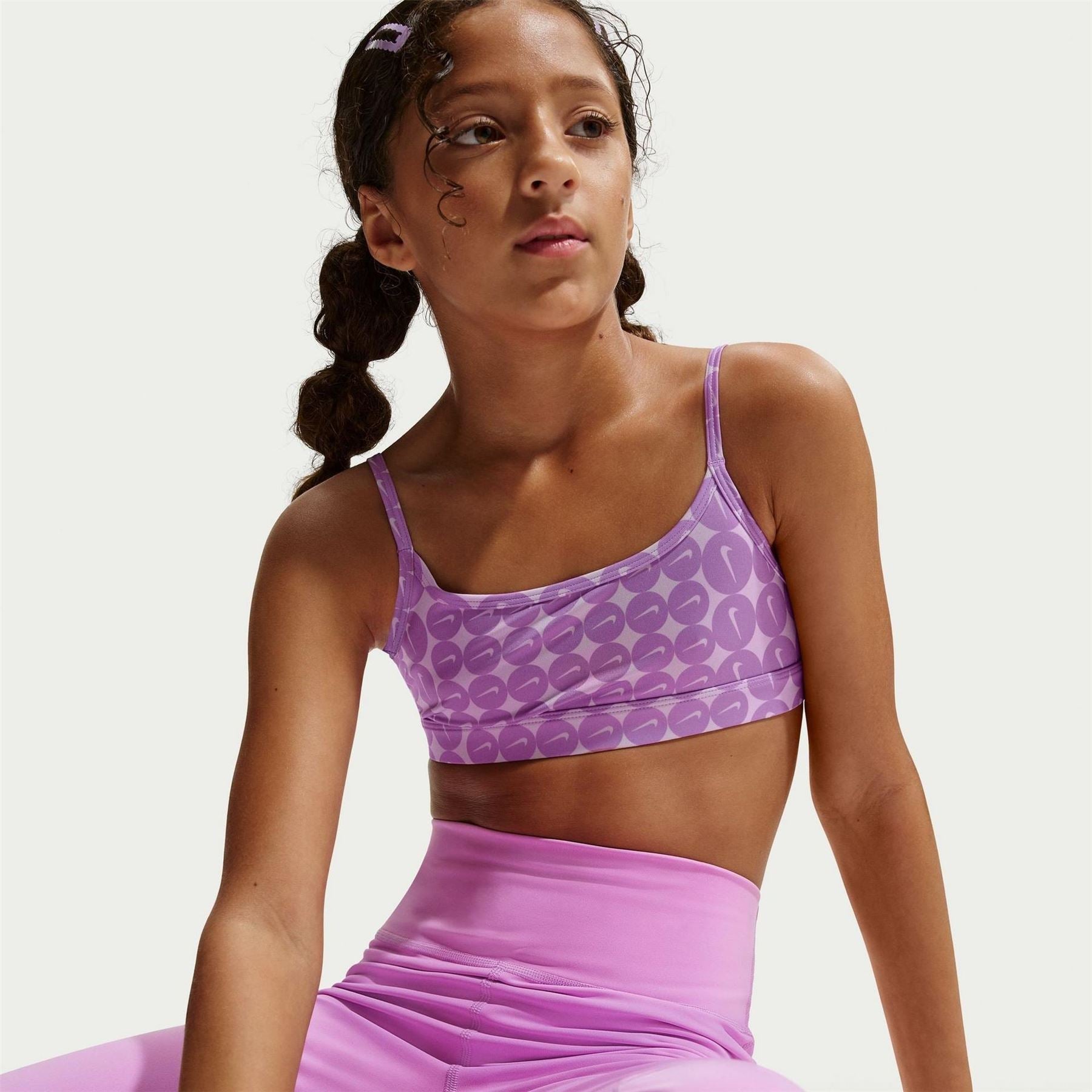 Nike Scoop Neck Sleeveless Bralet Sports Bra