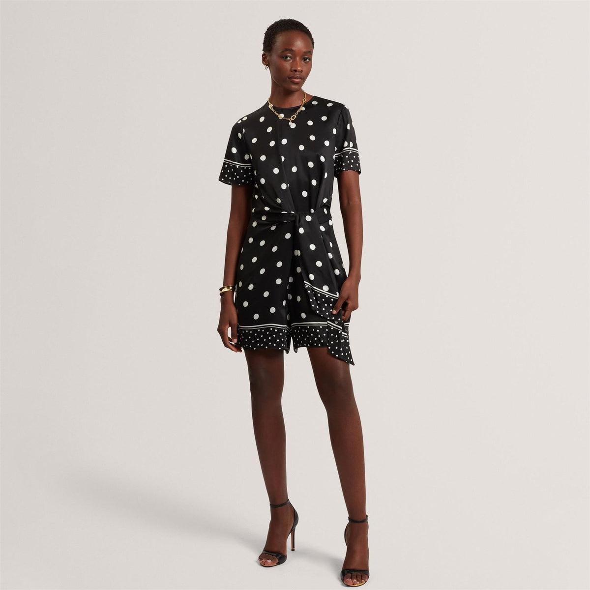 Ted Baker Polka Dot Printed Playsuit
