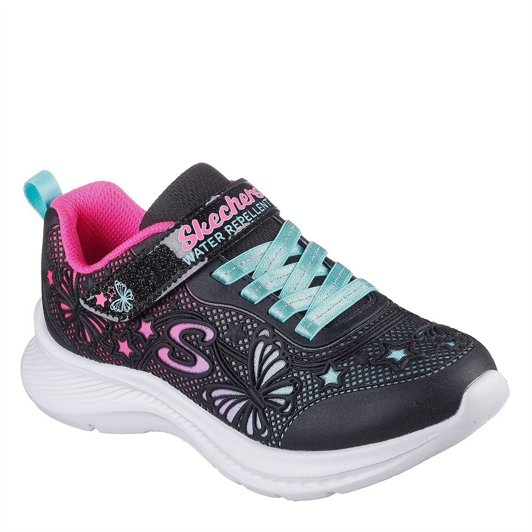 Skechers Theme Kpu Water Repellent Sn Runners Girls