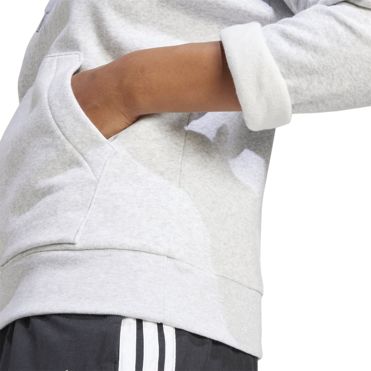 adidas Essentials 3 Stripes Fleece Hoodie