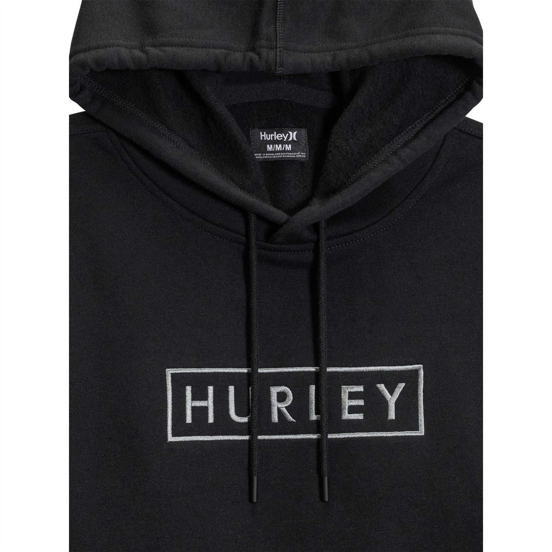 Hurley Embroidered Hooded Neck Long Sleeve Sweatshirt
