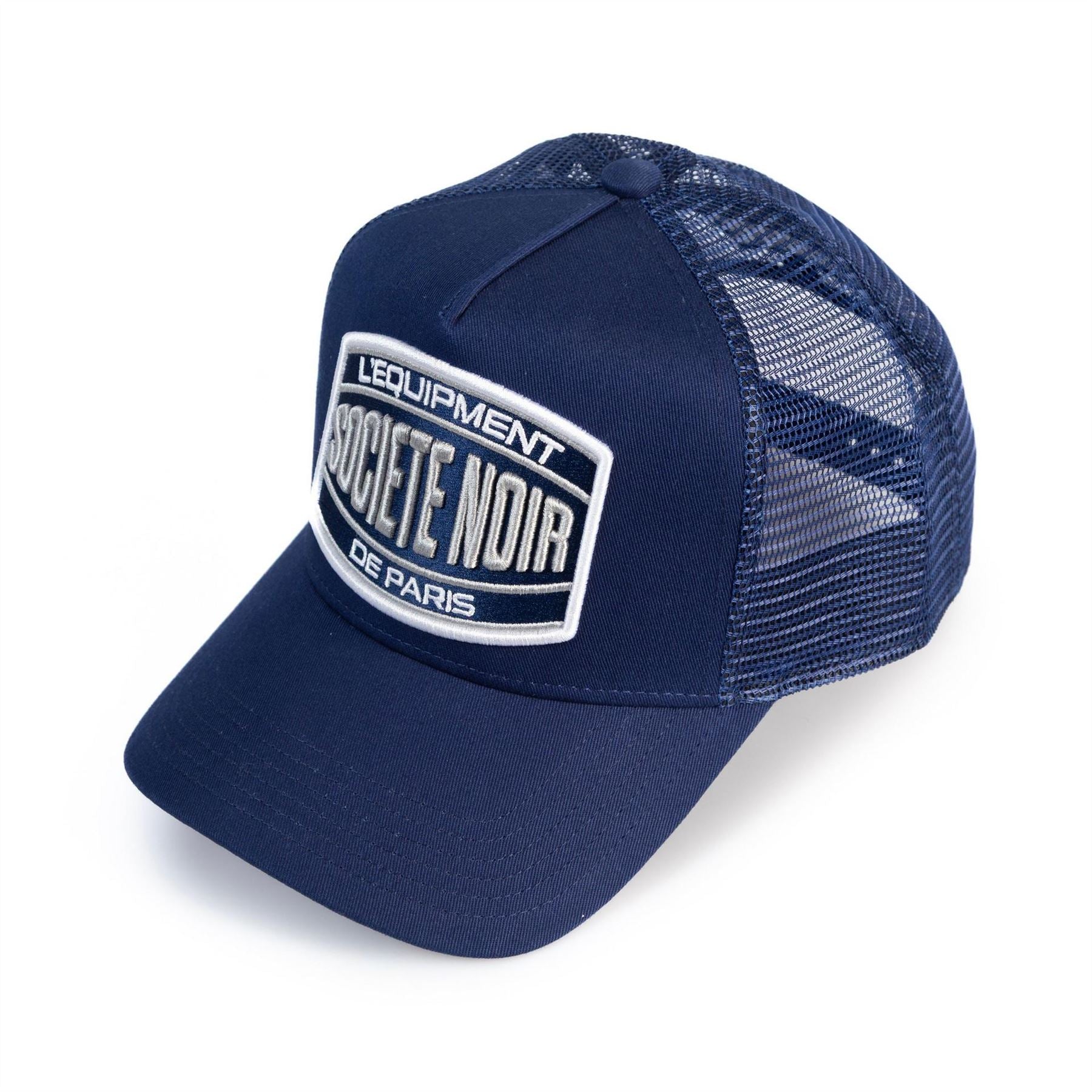 Societe Noir Logo Lettering Adjustable Trucker Cap